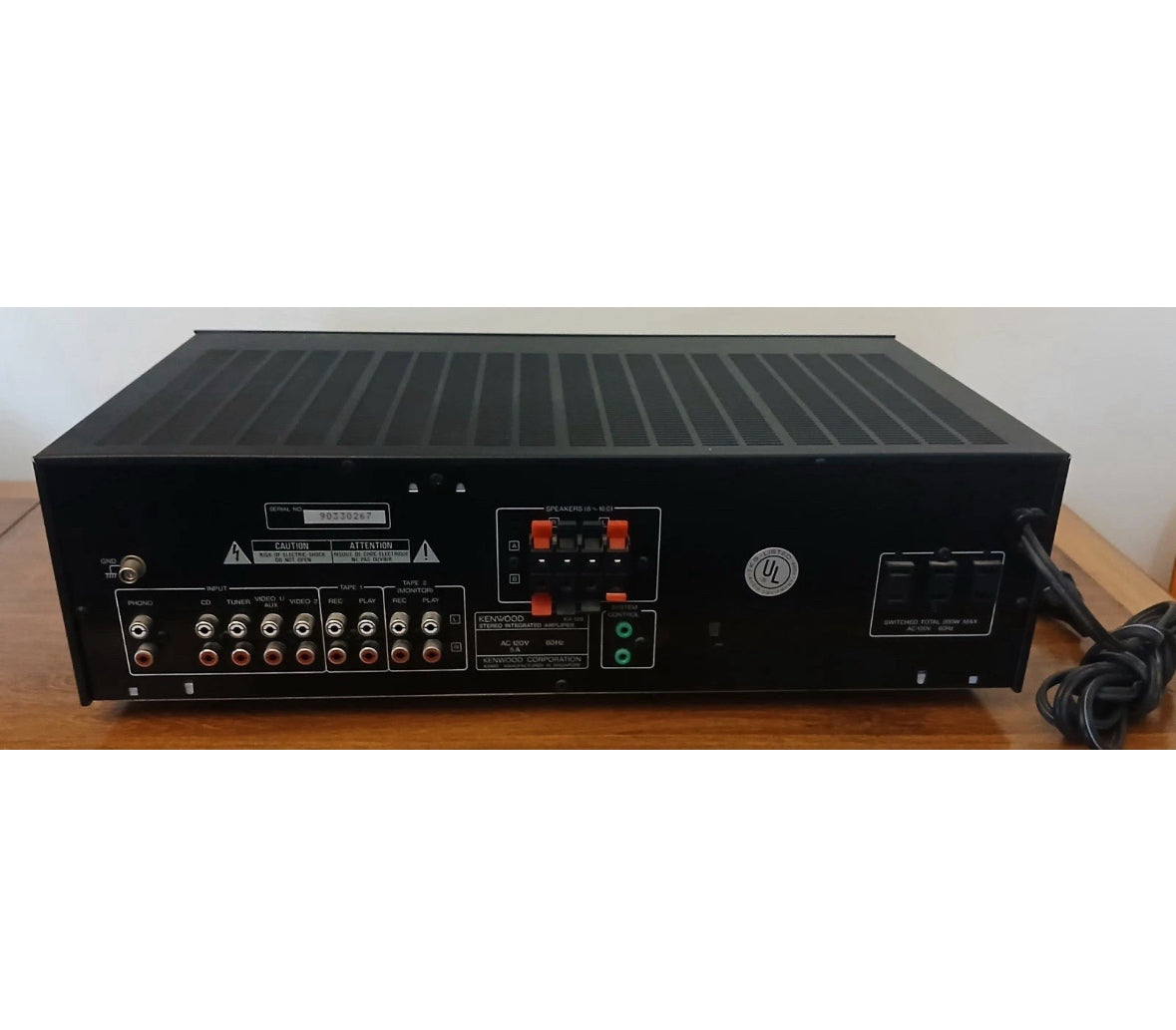 Kenwood KA-128 Stereo Receiver W/Integrated Amplifier Unit Only And Working