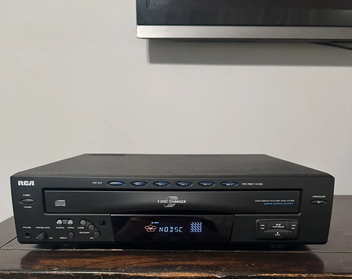 RCA RP-8070D 5 Disc CD Changer / Player HiFi Stereo Carousel - Tested