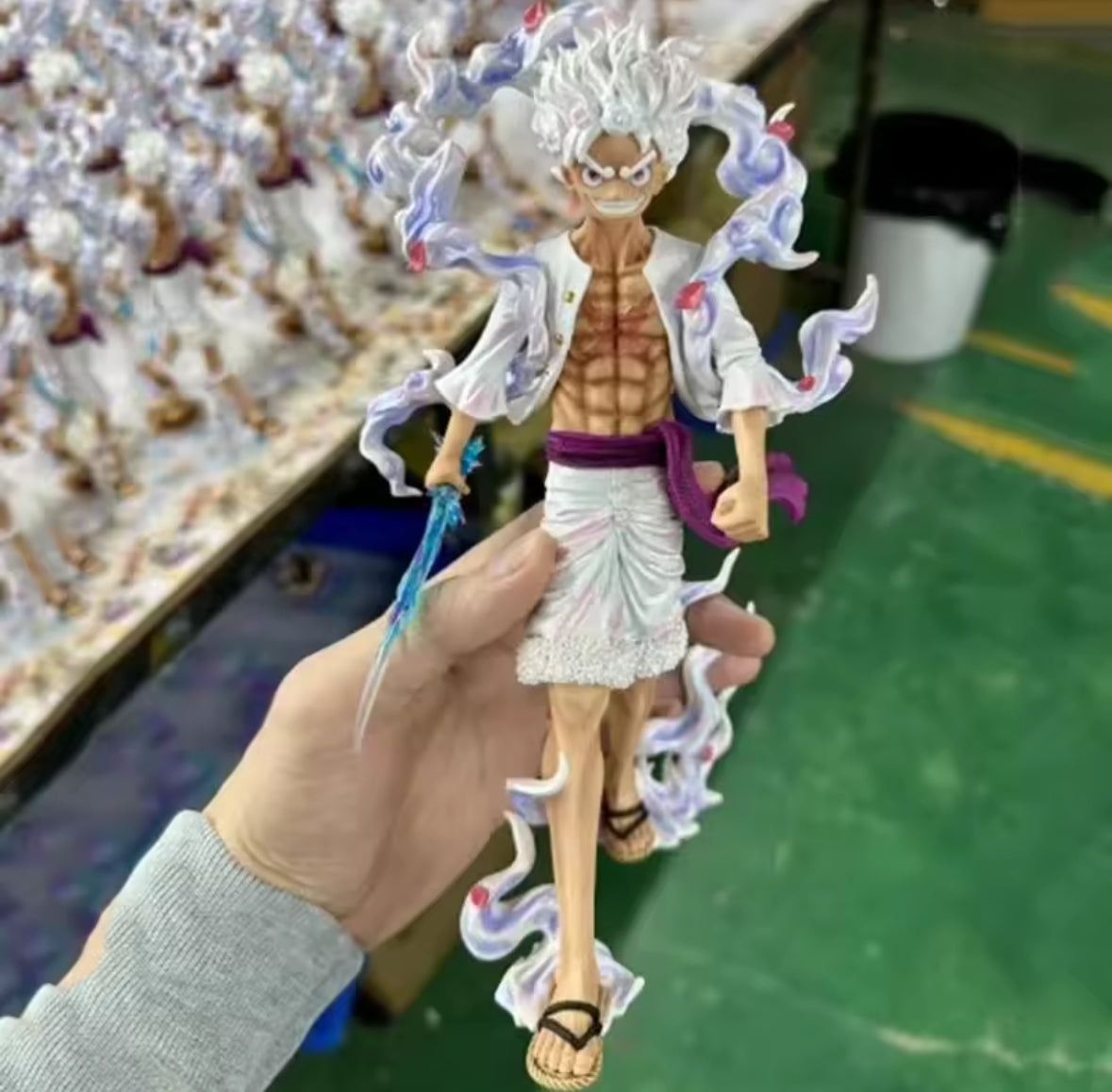 23cm Anime Zook Luffy One Piece GK NIKE Monkey D. Luffy Action Figure
