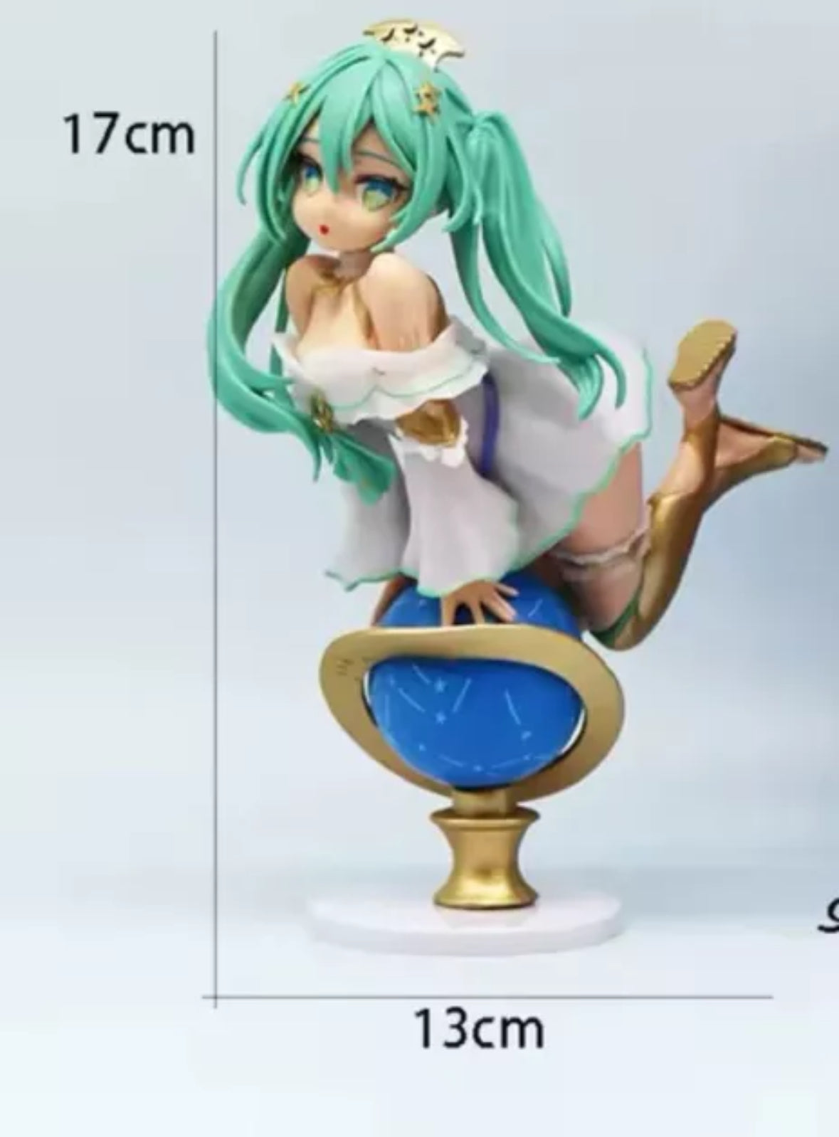 17cm Glittering Star ver. Hatsune Miku Anime Figure Kawaii Globe Girl Action Fig