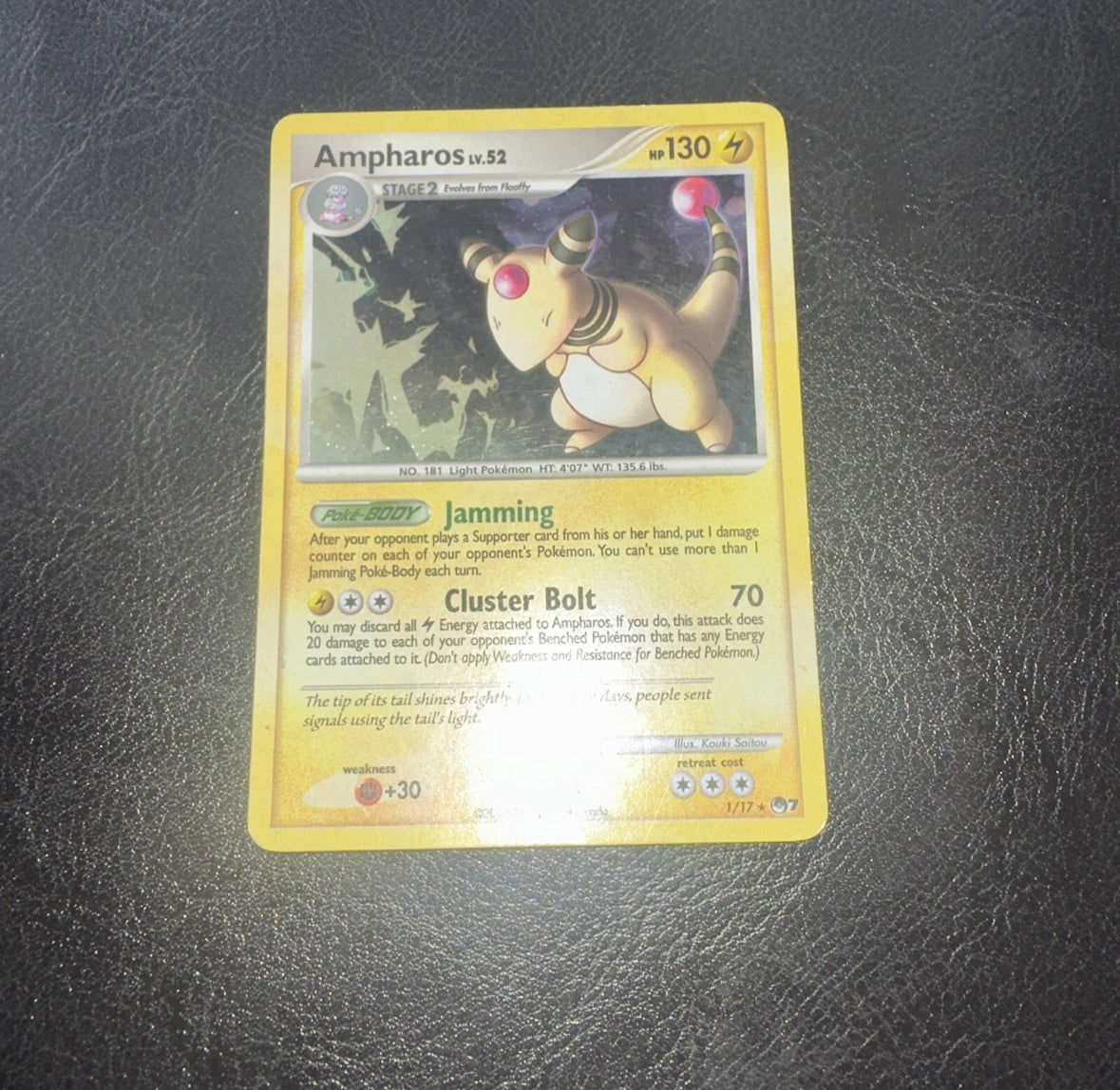 Ampharos - 1/17 - POP Series 7 Holo Rare Pokemon