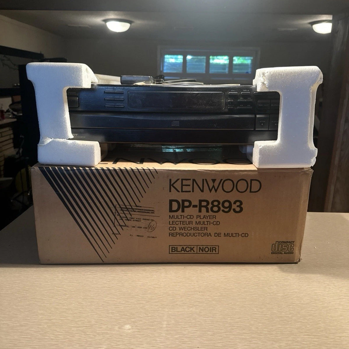Kenwood 5 Compact Disc CD Changer Player DP-R893 Complete In Box