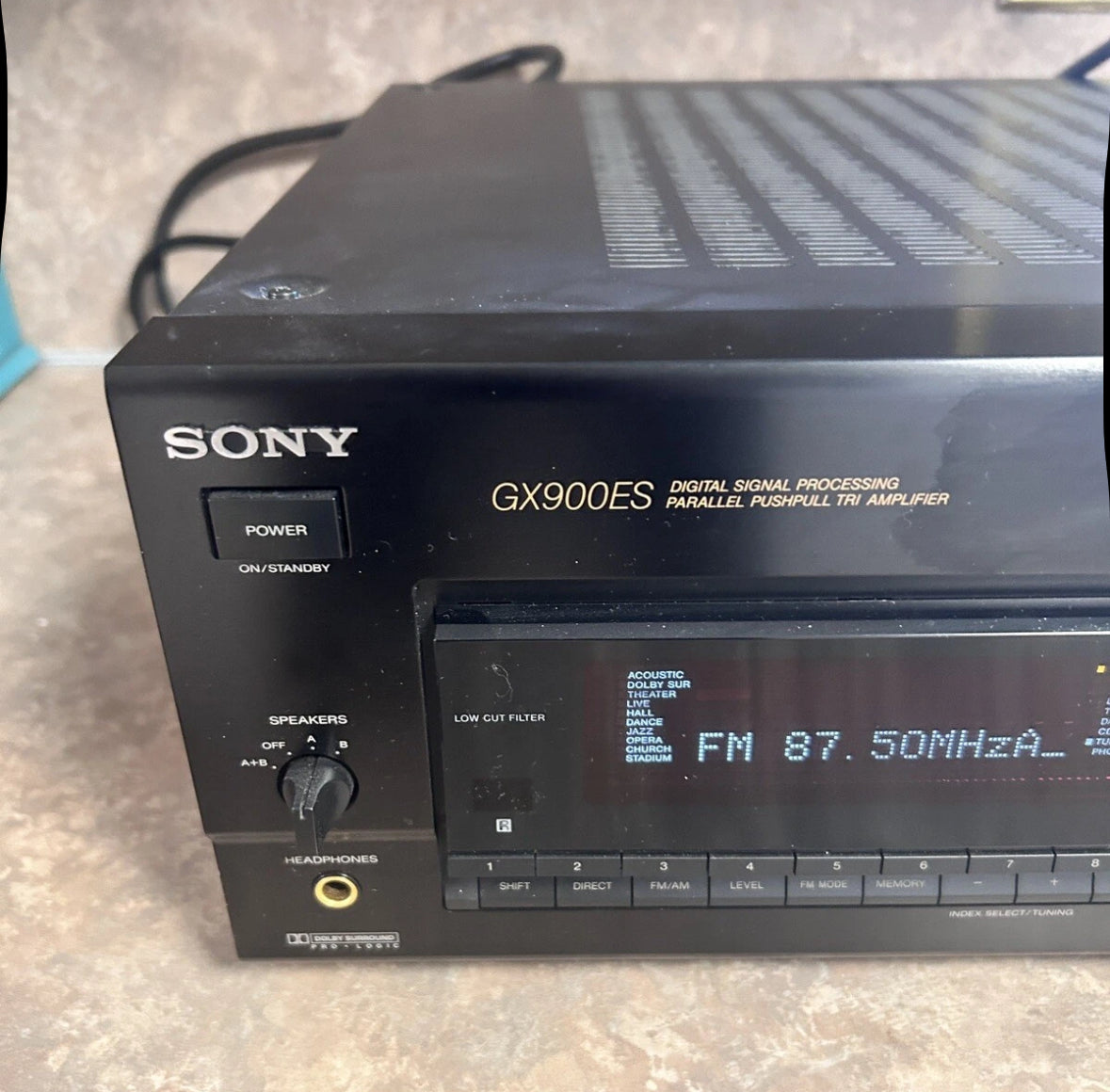 Sony STR-GX900ES 5.1 Stereo Receiver 100 WPC Beastly Surround Sound Works 👌