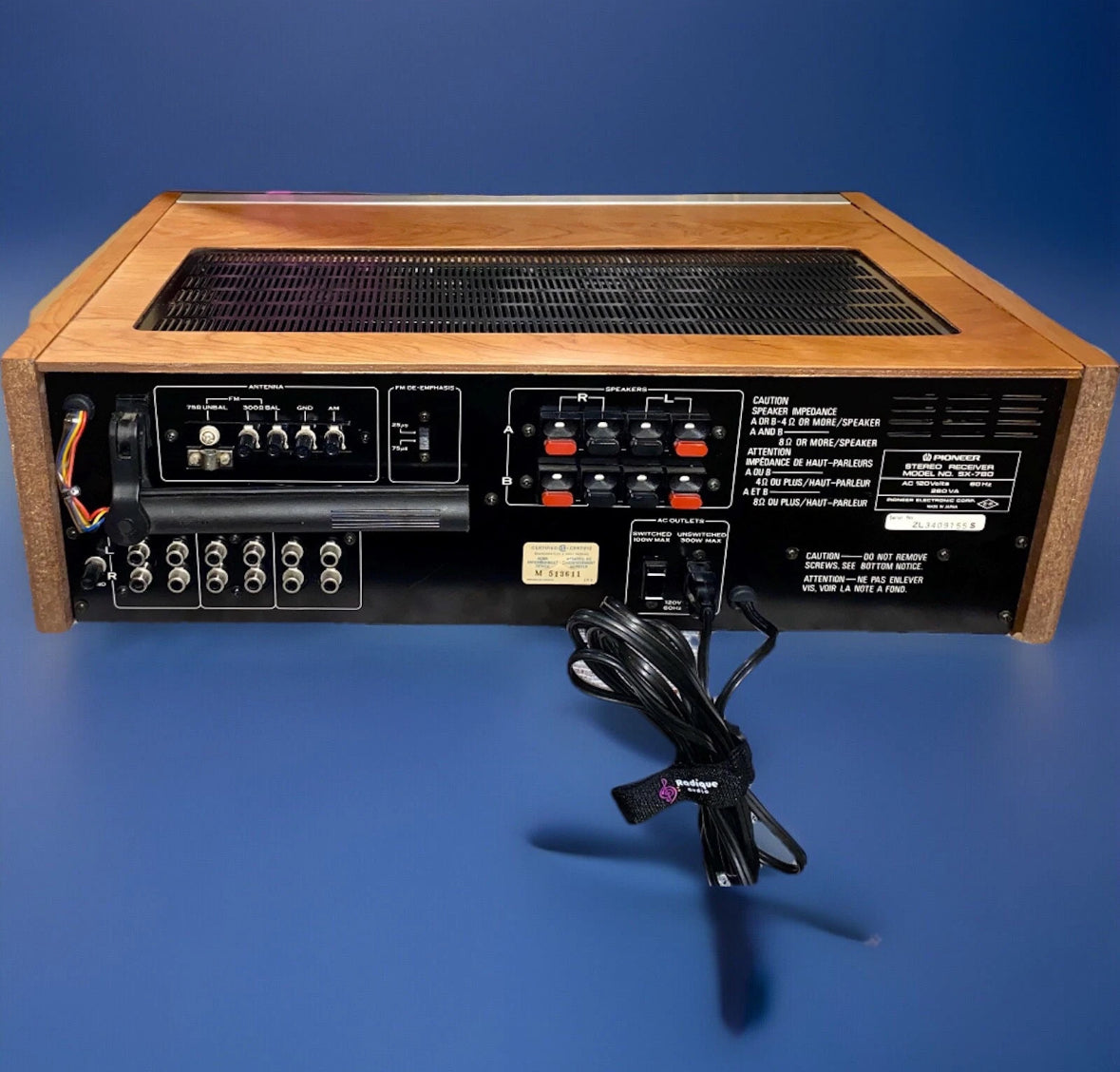 PIONEER SX-780 VINTAGE AM/FM STEREO RECEIVER - SERVICED - CLEANED - NO TARRIFS!