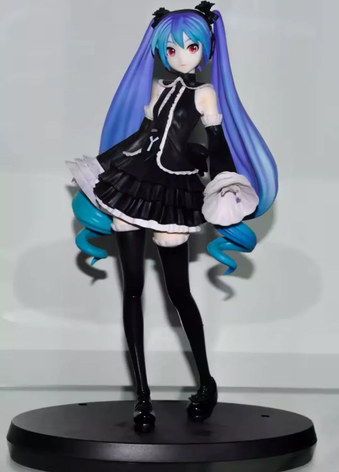 17CM Anime Hatsune Miku Project DIVA Arcade Future Tone Hatsune Miku Black Dress