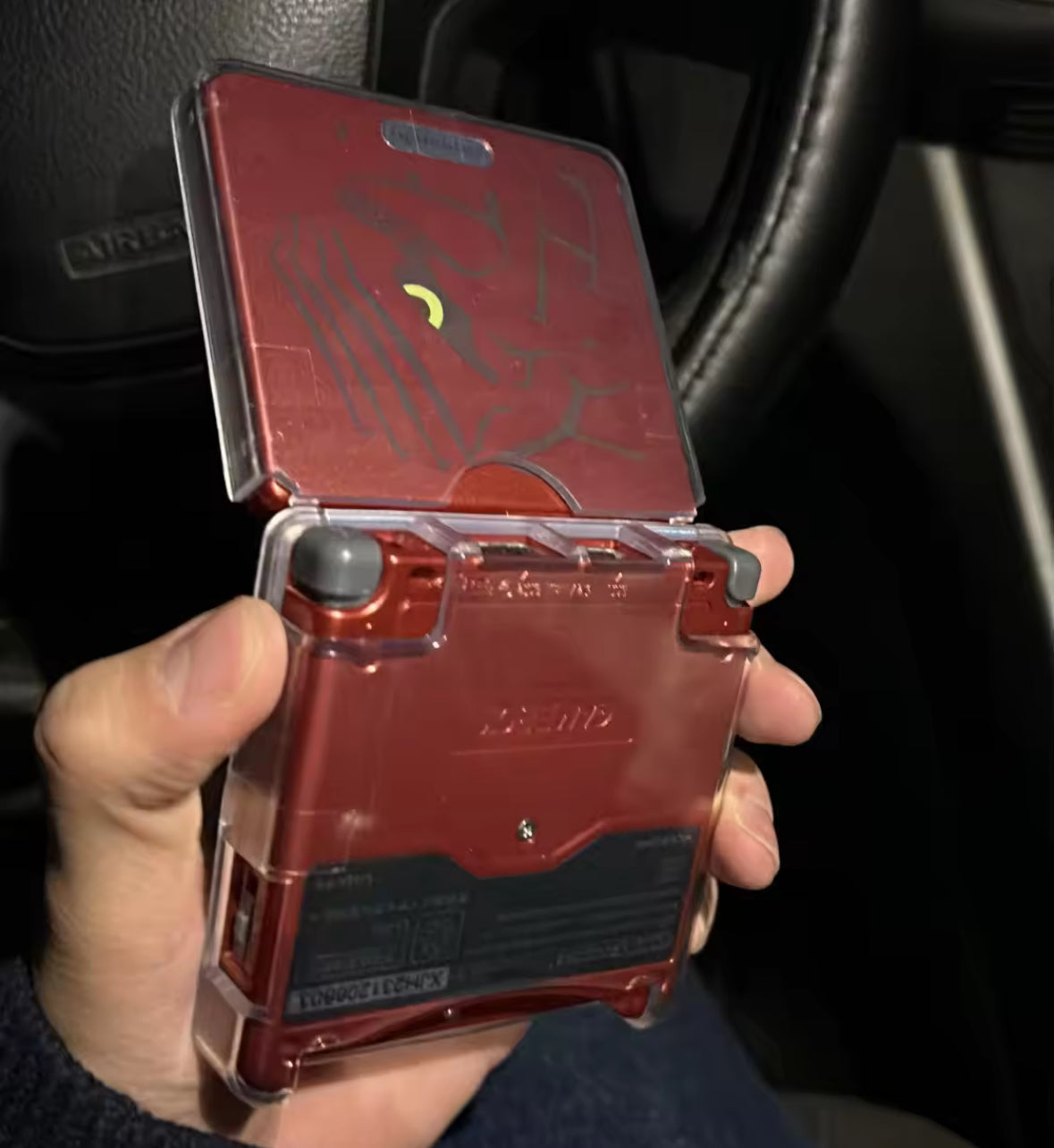 Pokemon Gameboy Advance SP Groudon Pokemon Ruby Shell Cover DIY Replacement