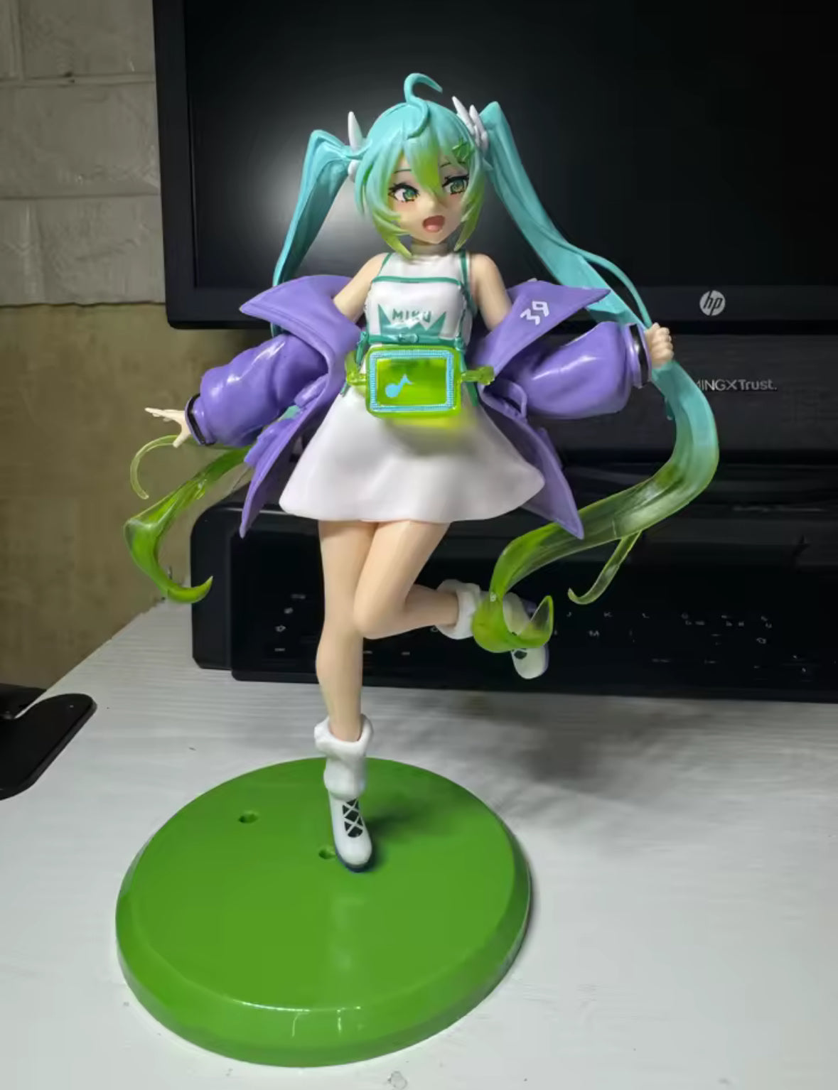 21cm Fashion Hatsune Miku Sports Girl Action Figure Anime Figurine New In Box🧚