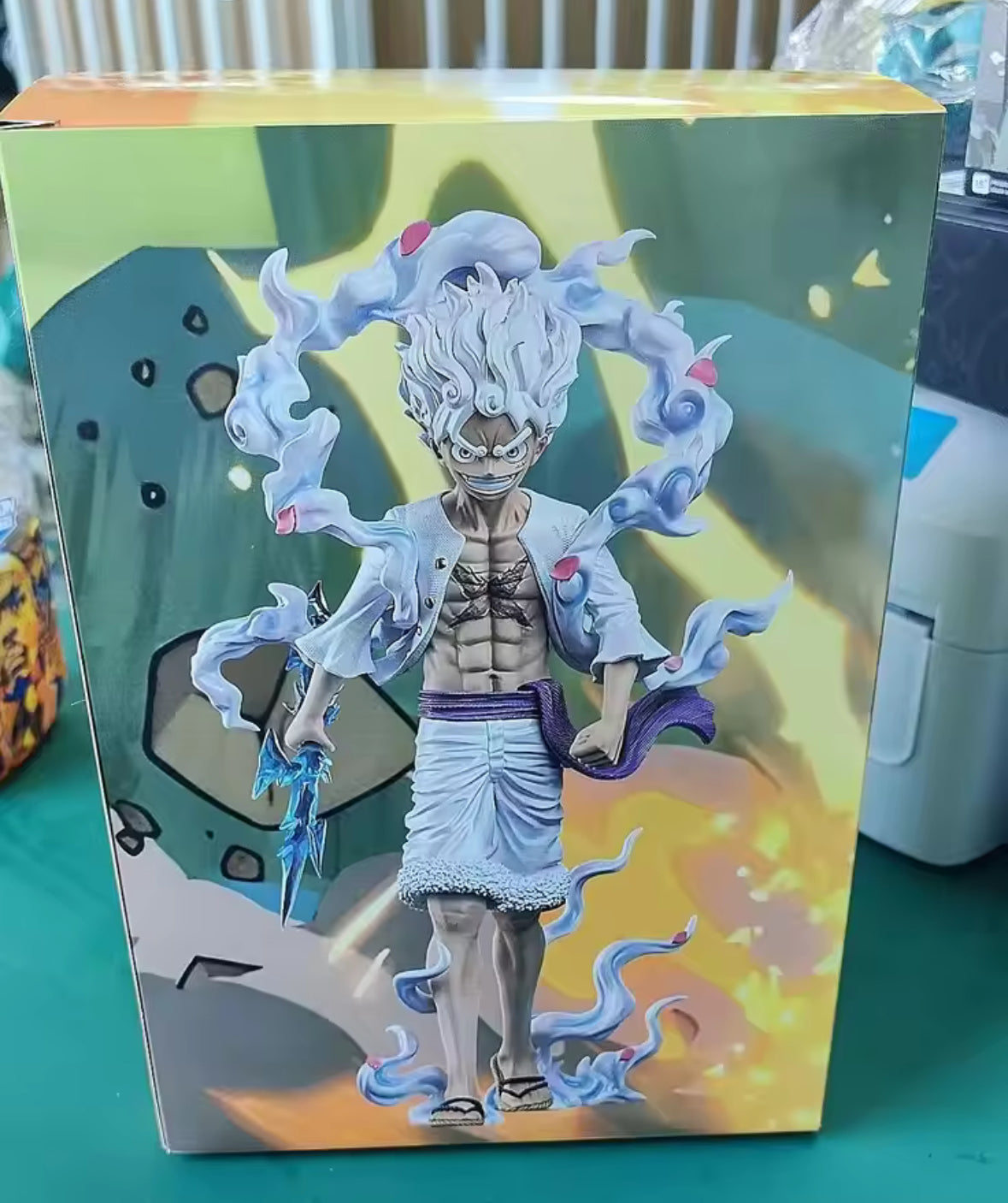 23cm Anime Zook Luffy One Piece GK NIKE Monkey D. Luffy Action Figure