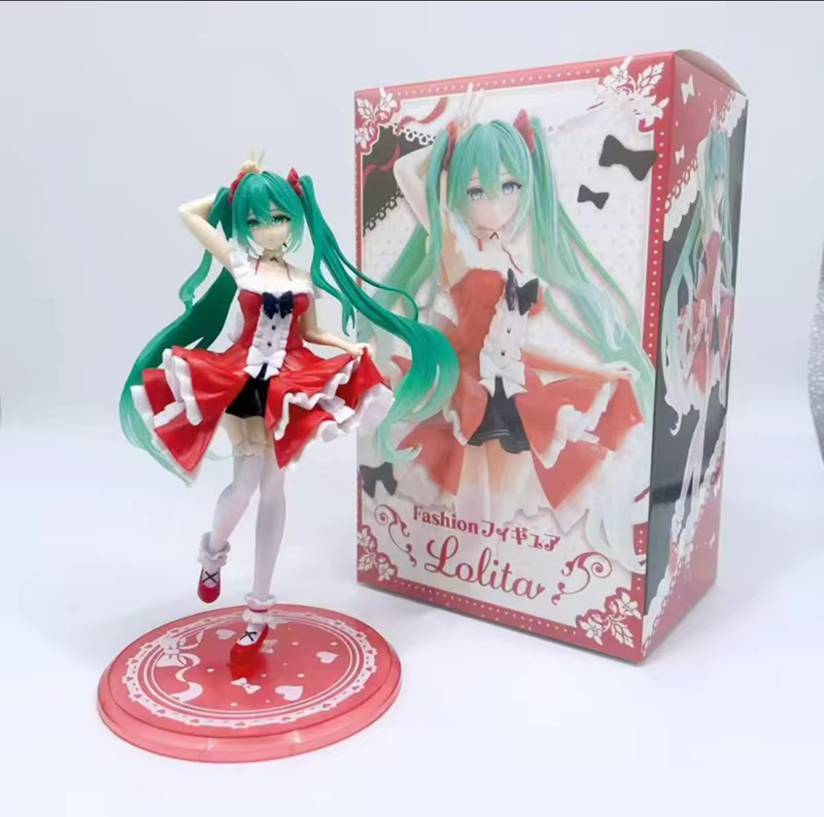 Hatsune Miku Fashion Lolita Miku Anime Figure Collection Action Figurine