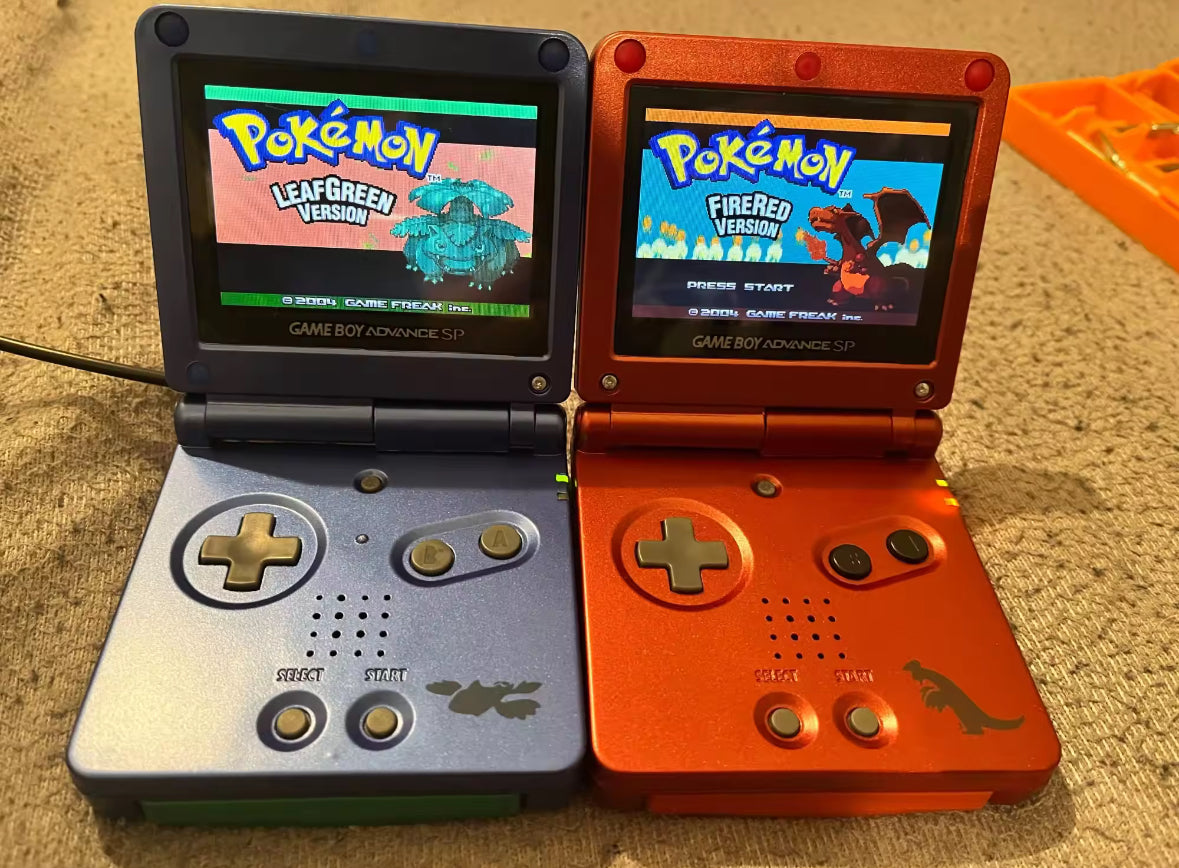 Pokemon Gameboy Advance SP Groudon Pokemon Ruby Shell Cover DIY Replacement