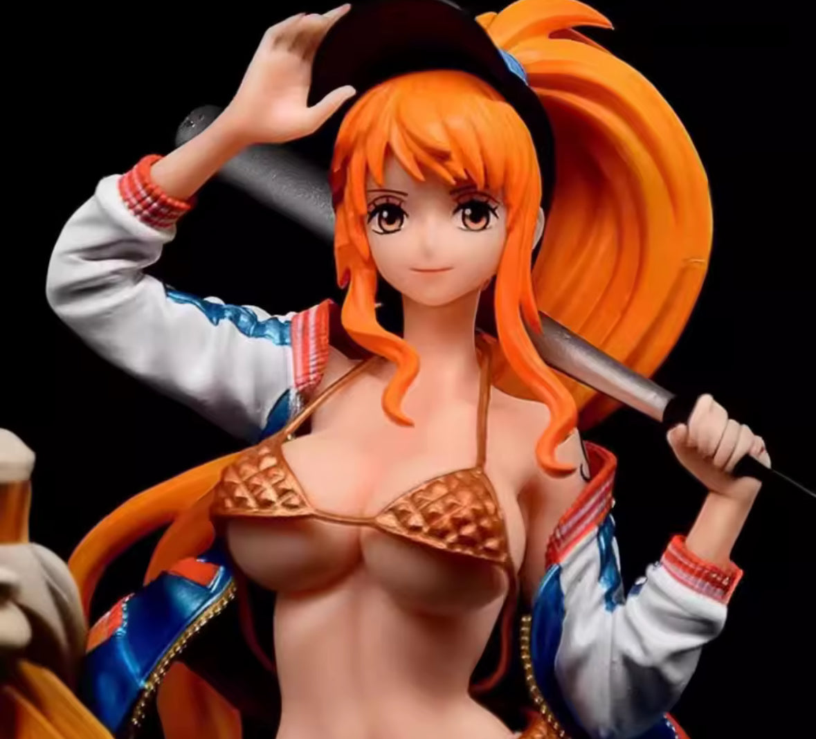 18cm One Piece Nami Anime Figure Thief Cat Nami Figurine Pvc Statue NEW