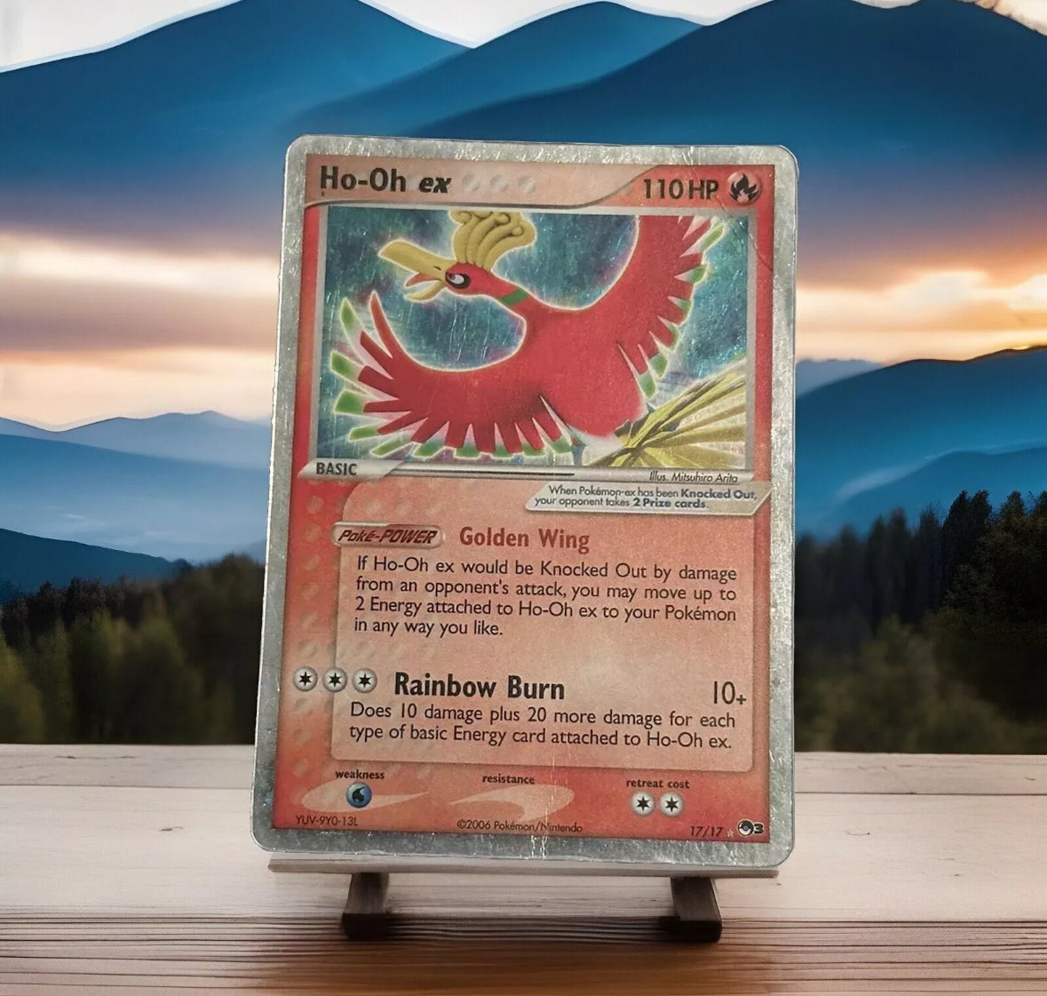 Ho-Oh ex 17/17 POP Series 3 Promo Ultra Rare Holo Pokemon Card PL
