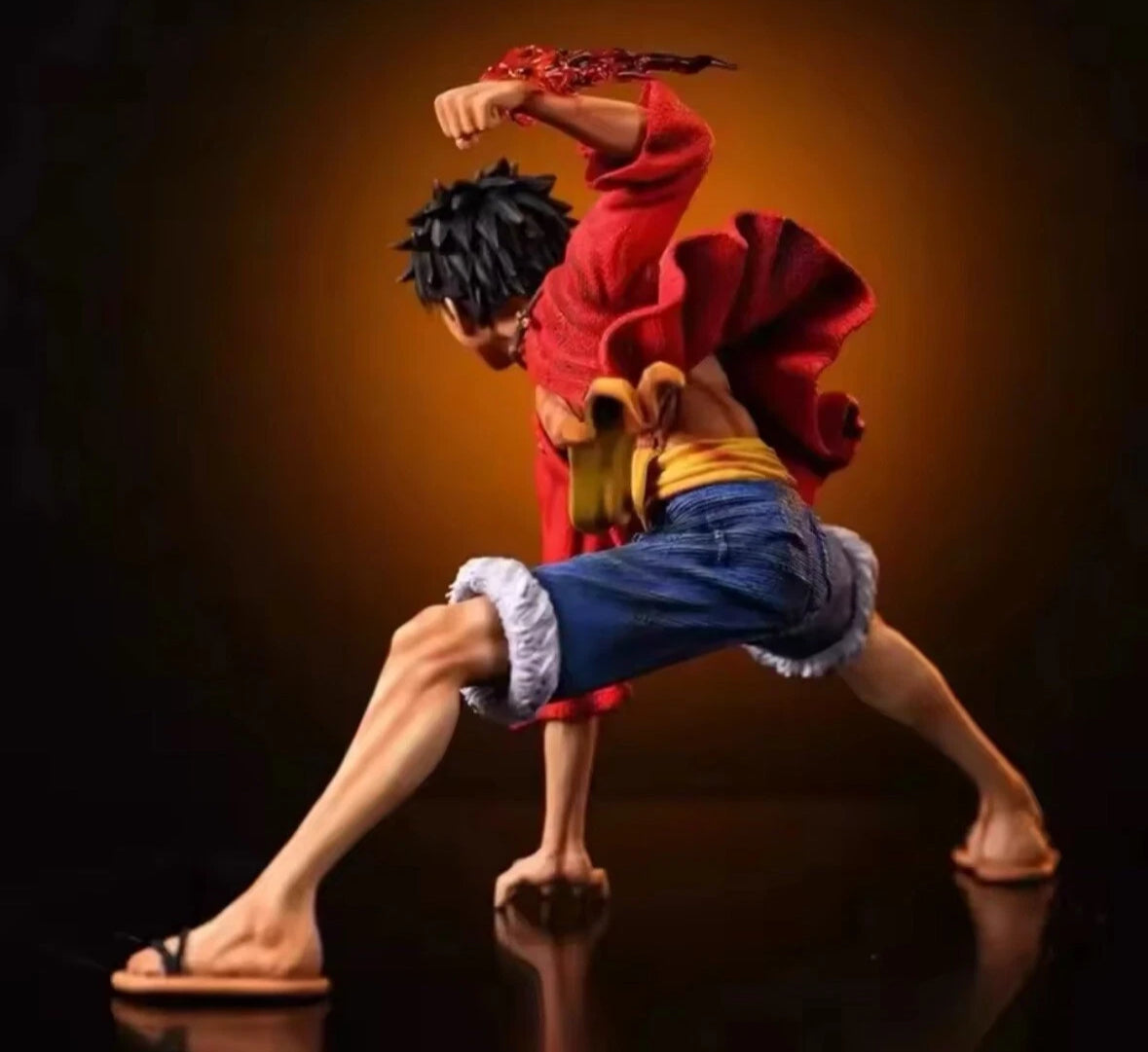 18cm One Piece Monkey D. Luffy Luffy Figures Battle Style Action Figure