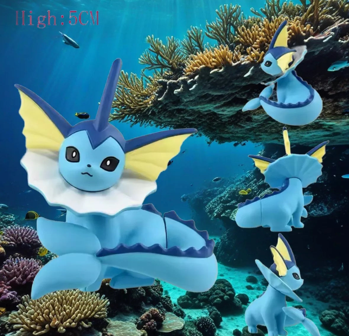 Original Takara Tomy Pokemon Umbreon Eeveelution Sylveon Vaporeon Sylveon Figure