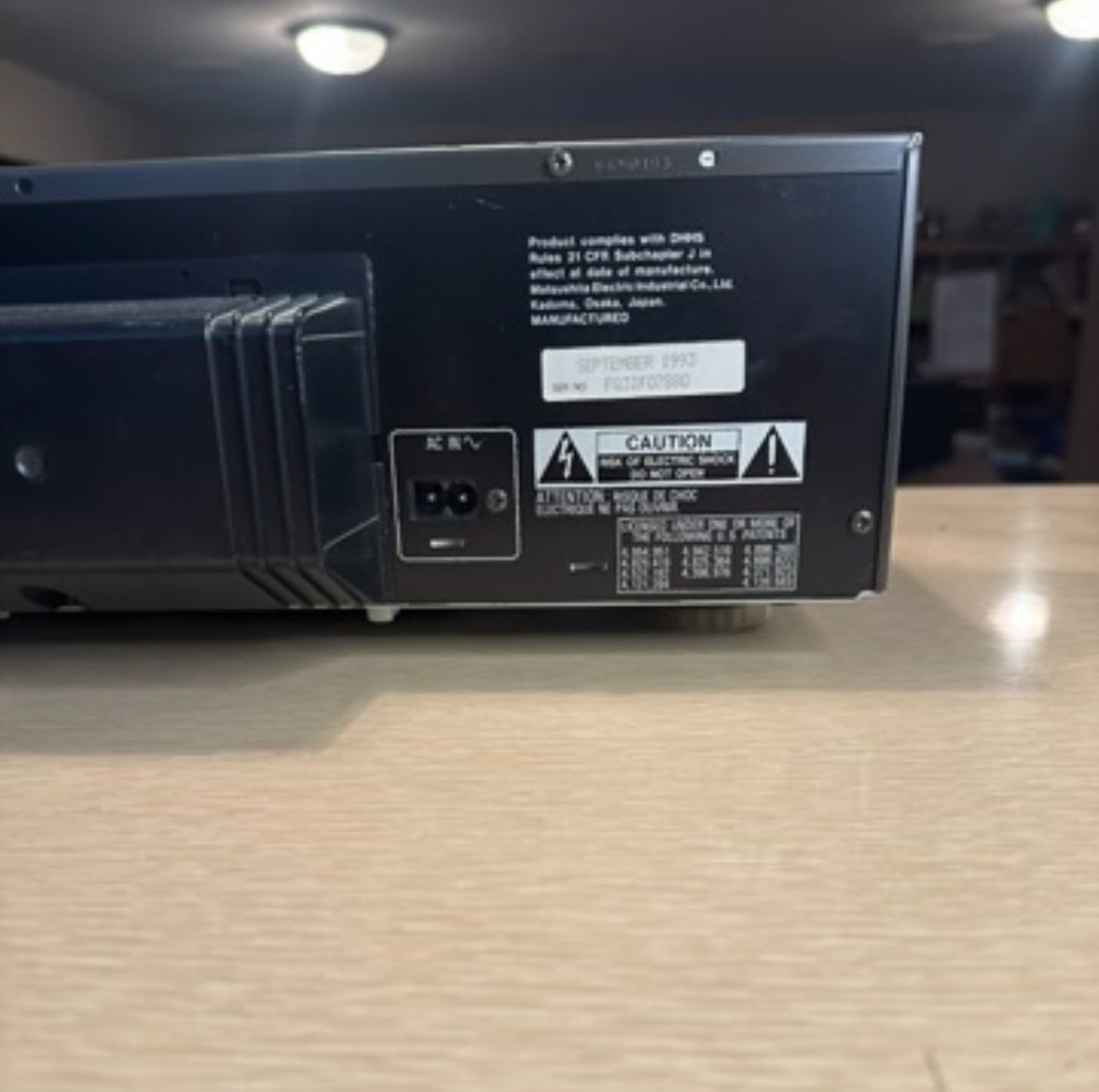 Technics SL-PD847 5 Compact Disc MASH Changer Player Japan Tested *Serviced*