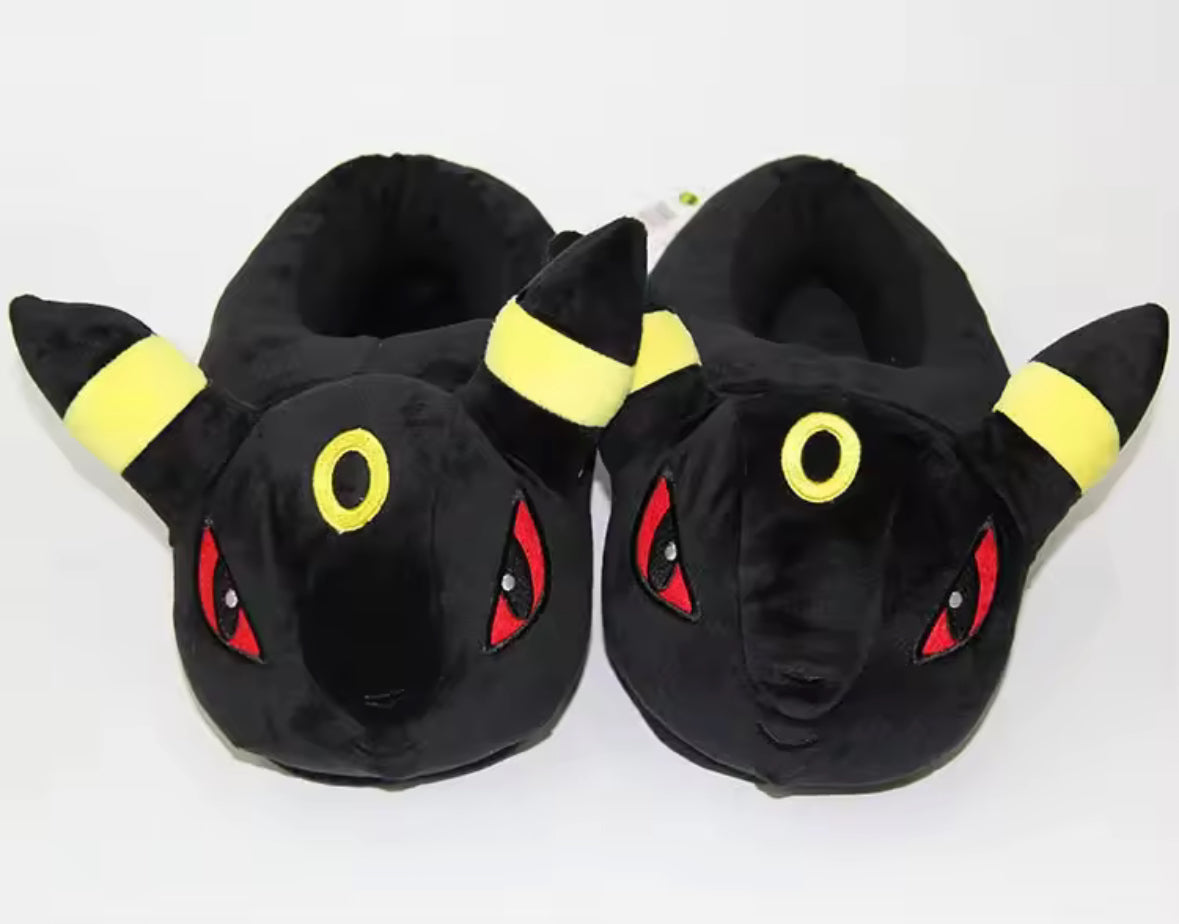 Pokemon Umbreon Slippers 28cm long One Size Stretchy Brand New Rare