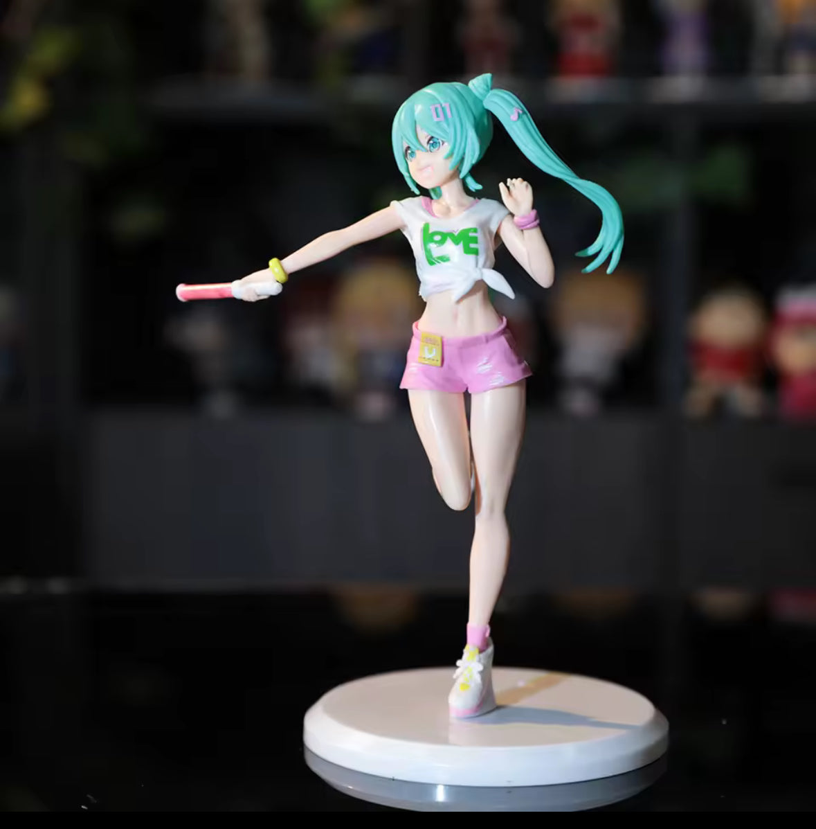 20CM Anime Hatsune Miku Figure On-Site Cheer Cheerleader