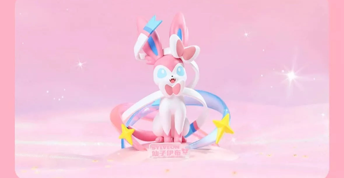 Funism Pokémon Eevee Evolution Series New In Box Sylveon 14cm Tall 12cm Wide