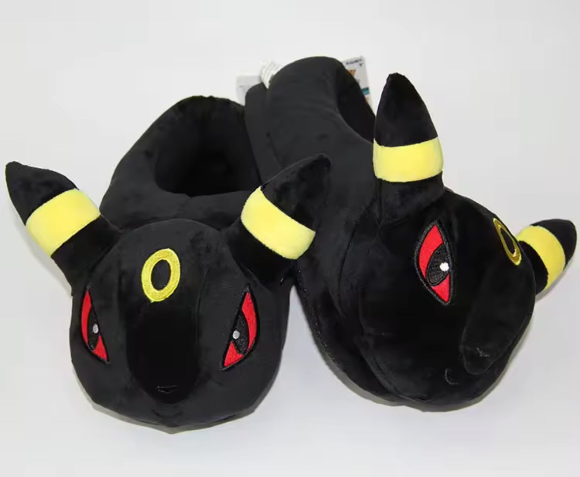 Pokemon Umbreon Slippers 28cm long One Size Stretchy Brand New Rare