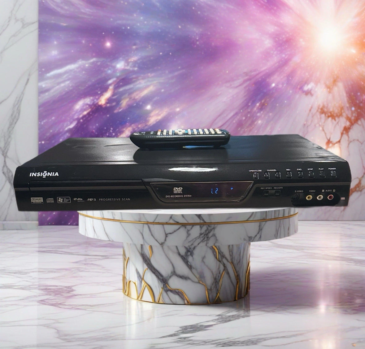 Insignia NS-FSDVDR DVD Recorder DVD-R DVD-RW Very Rare With Remote Working Great