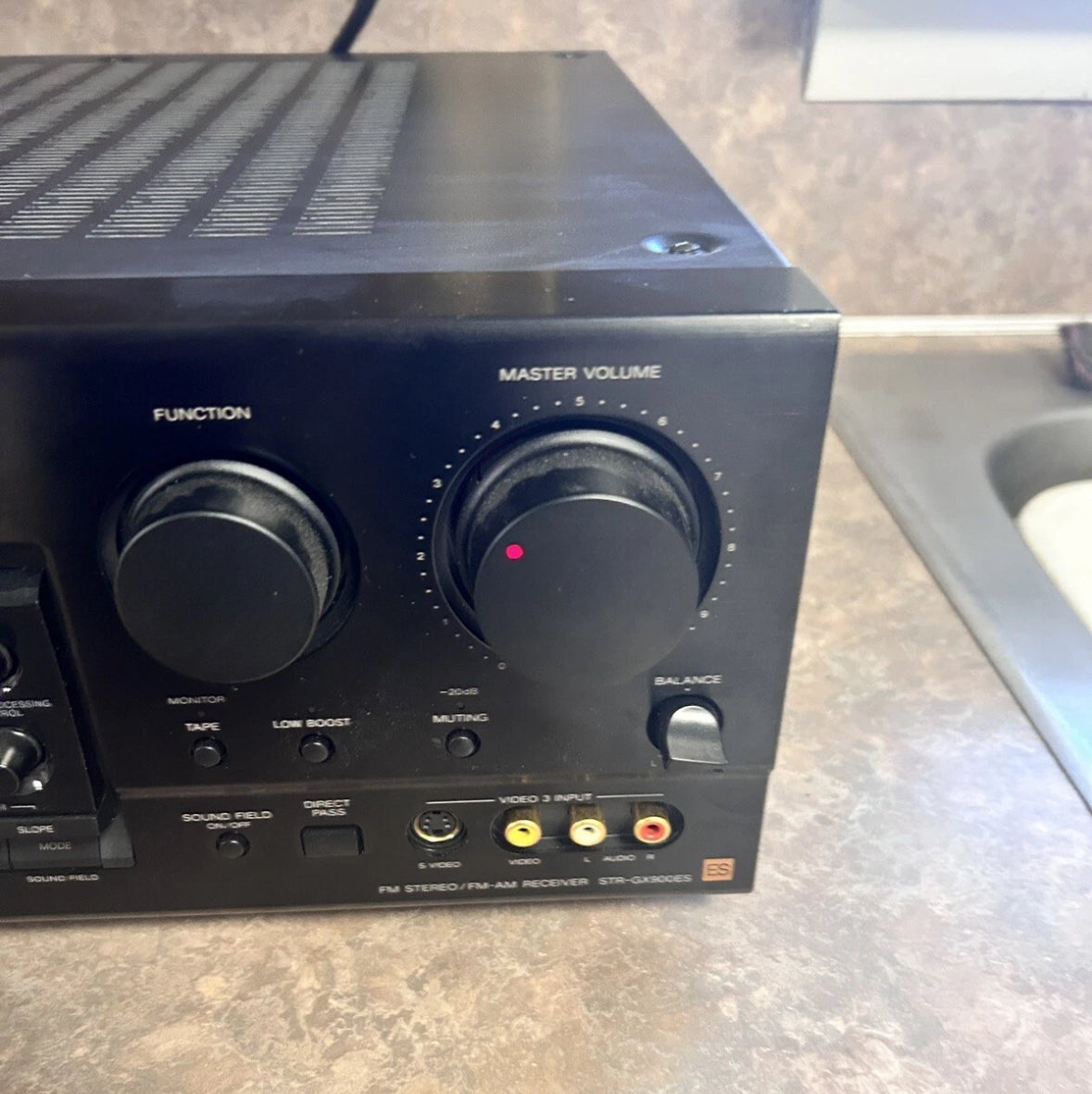 Sony STR-GX900ES 5.1 Stereo Receiver 100 WPC Beastly Surround Sound Works 👌