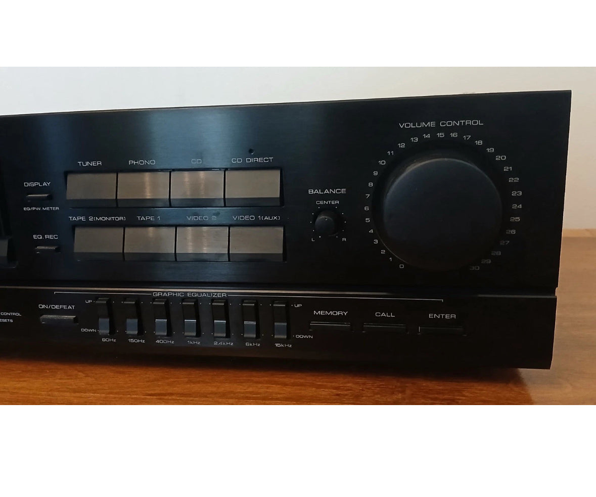 Kenwood KA-128 Stereo Receiver W/Integrated Amplifier Unit Only And Working