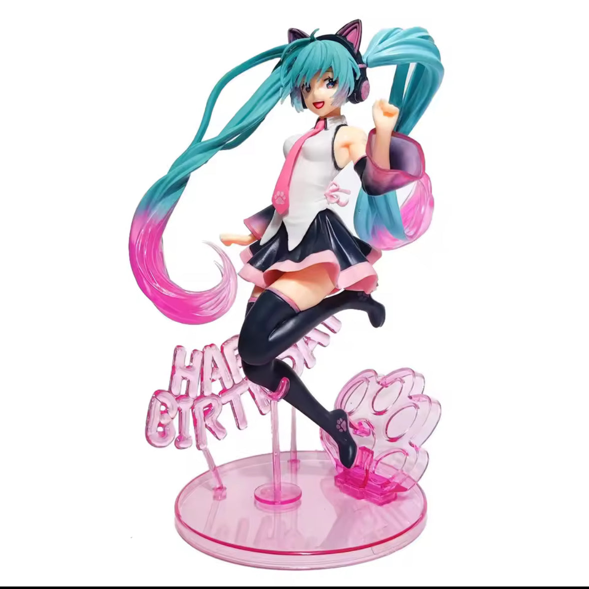 Birthday Edition 23CM New Anime Hatsune Miku Cute Kawaii Action Figure Kid Gift