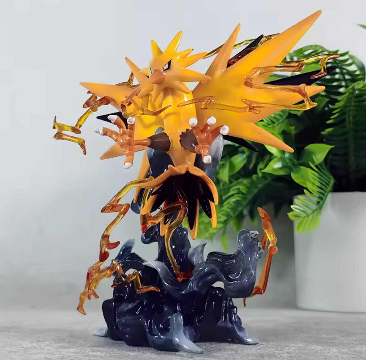Pokemon Zapdos Action Figure Nintendo Jazwares Deluxe Legendary Bird 6” Toy NEW