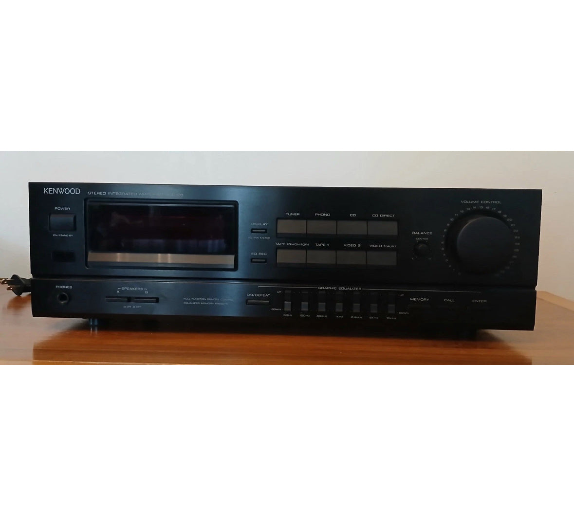 Kenwood KA-128 Stereo Receiver W/Integrated Amplifier Unit Only And Working