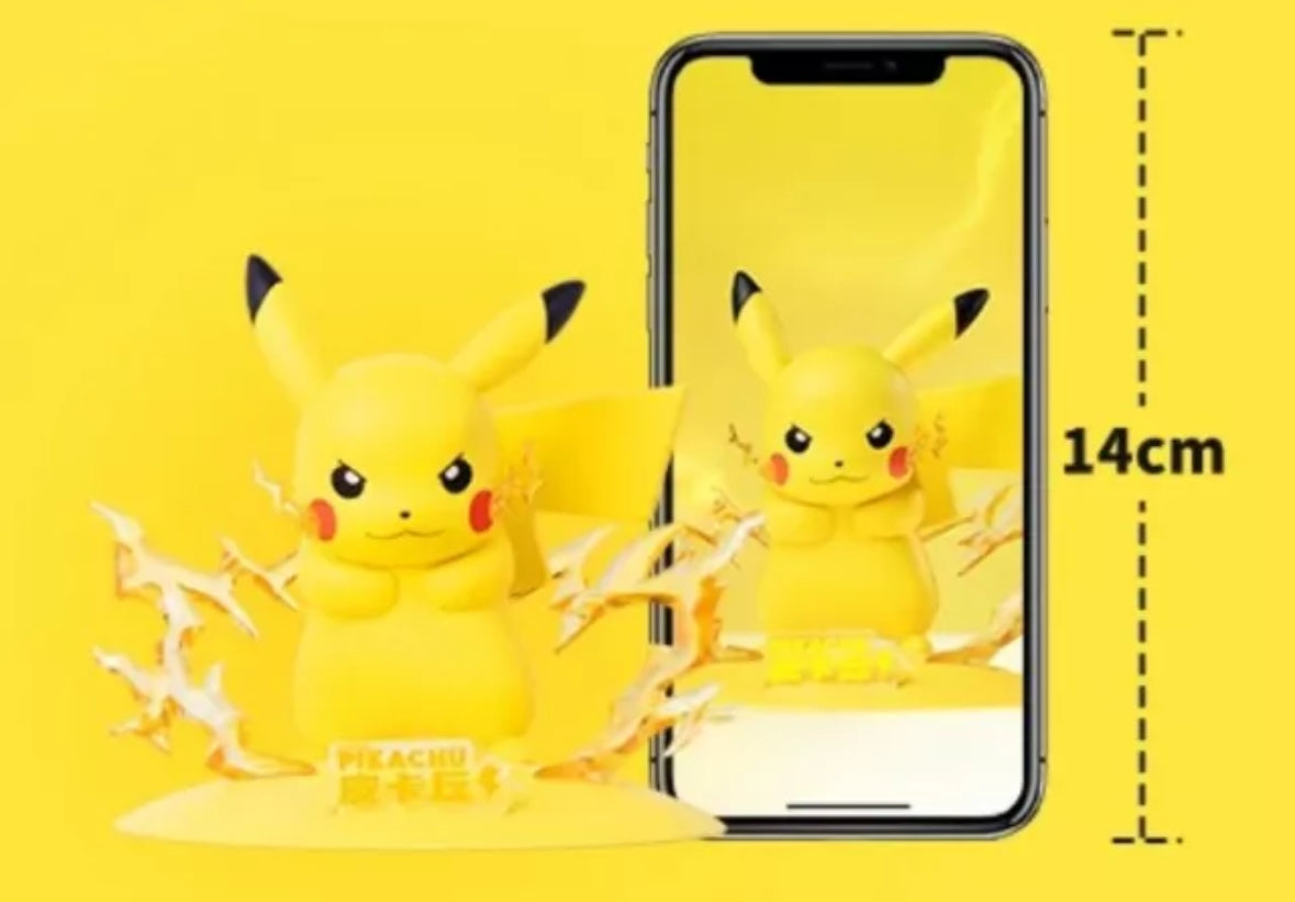 Vintage 14cm Pokemon Pikachu Figure New In Box Authentic Super Cool Gift