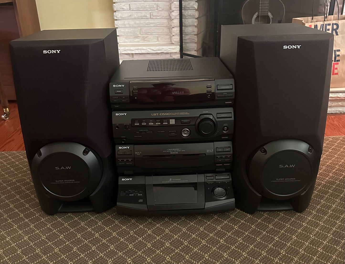 Vintage Sony LBT-D590 Model HCD-D590 Stereo System Tested Fully Functional 🔥