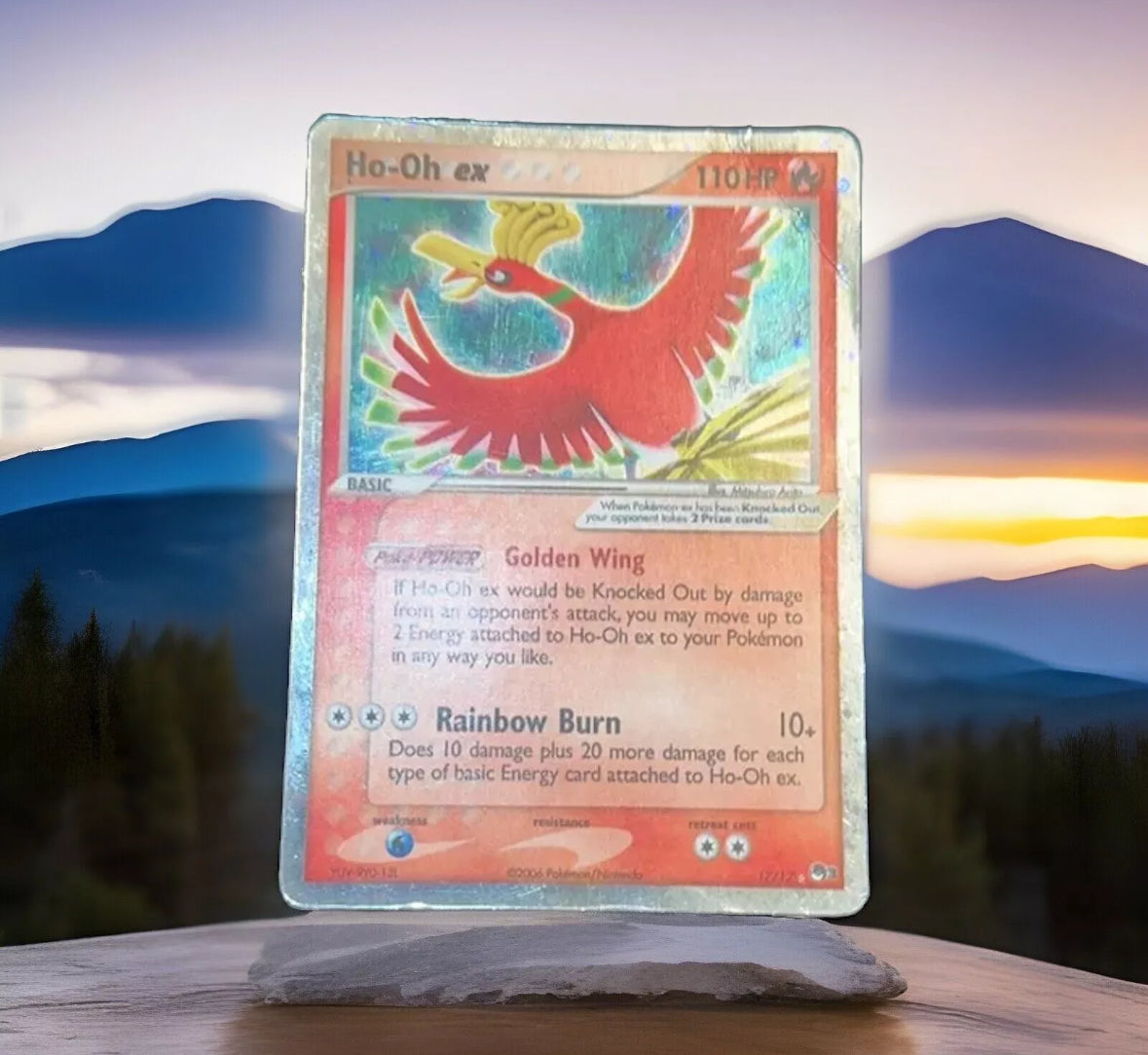 Ho-Oh ex 17/17 POP Series 3 Promo Ultra Rare Holo Pokemon Card PL