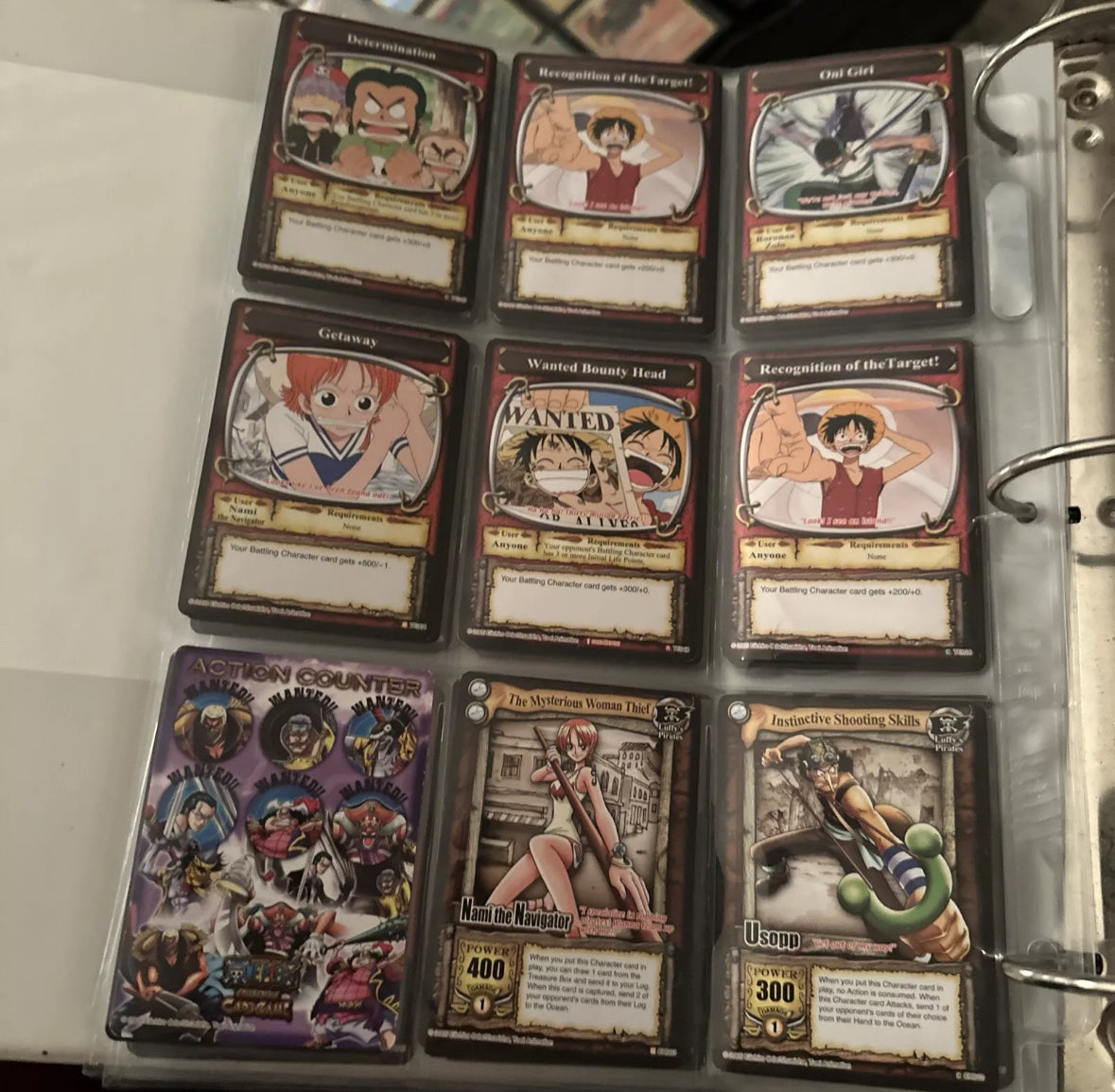 Vintage One Piece - Large Card Lot Lots Of Rares! 2005 54 Cards Total Mostly LP