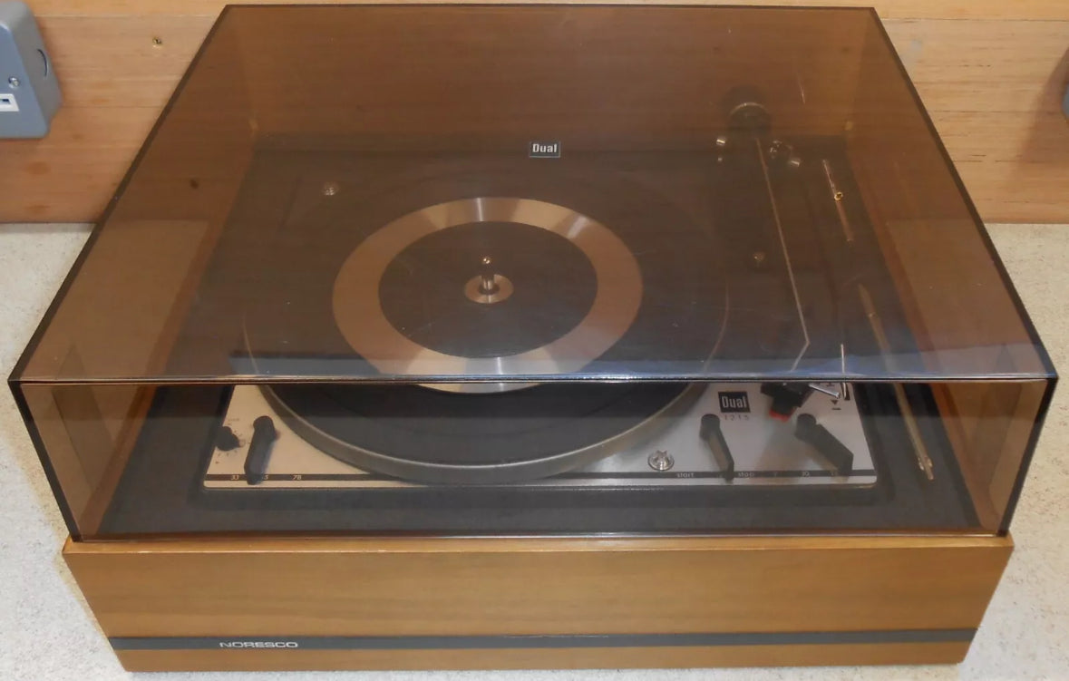 Vintage Dual 1215 Turntable - Extremely Rare FUNCTIONAL Unit W/ Manual