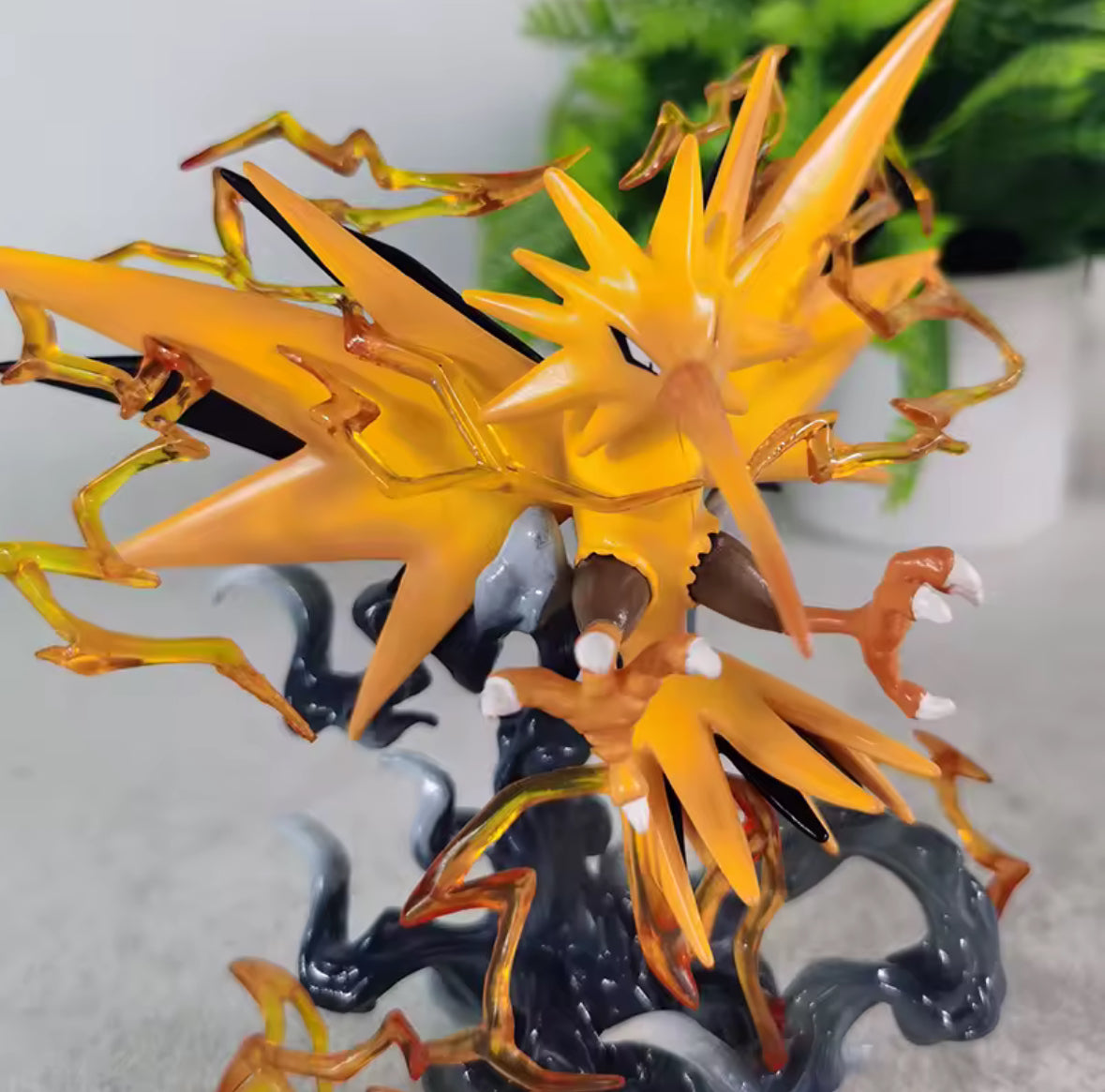 Pokemon Zapdos Action Figure Nintendo Jazwares Deluxe Legendary Bird 6” Toy NEW