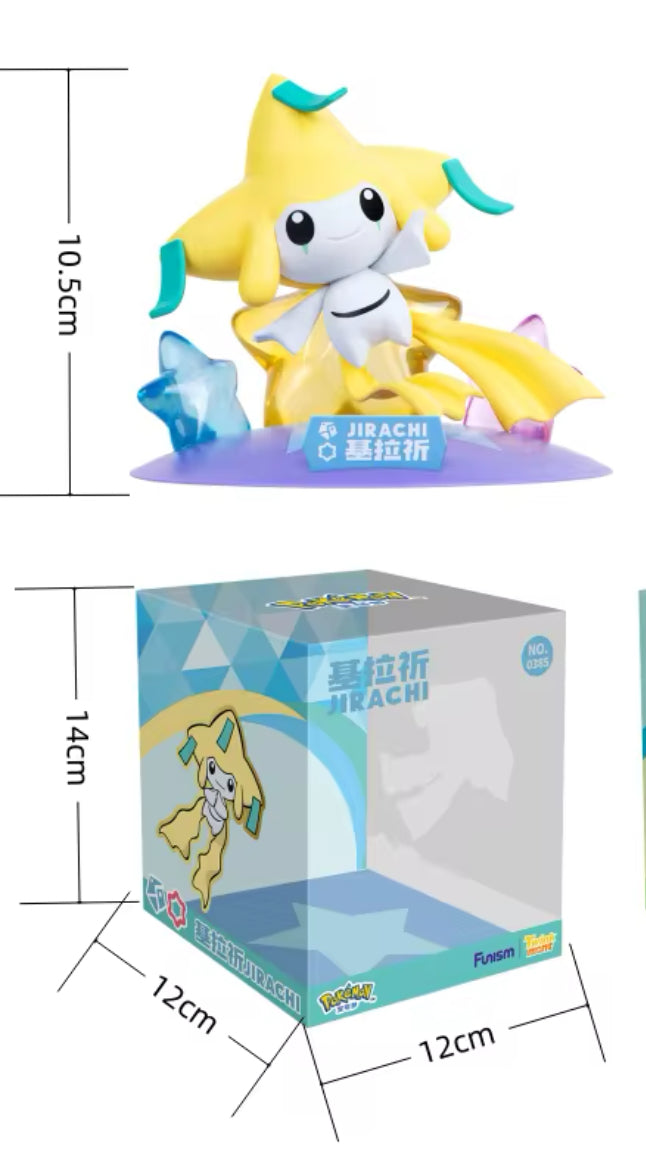 Pokemon Anime Jirachi Original Funism Genuine Action Figure NEW IN BOX RARE
