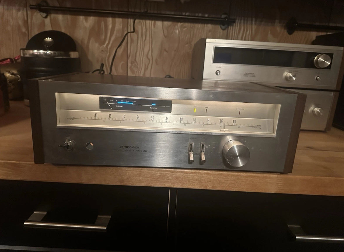 Vintage Pioneer TX-6800 Stereo Tuner Tested Working Extremely Rare Custom Switch