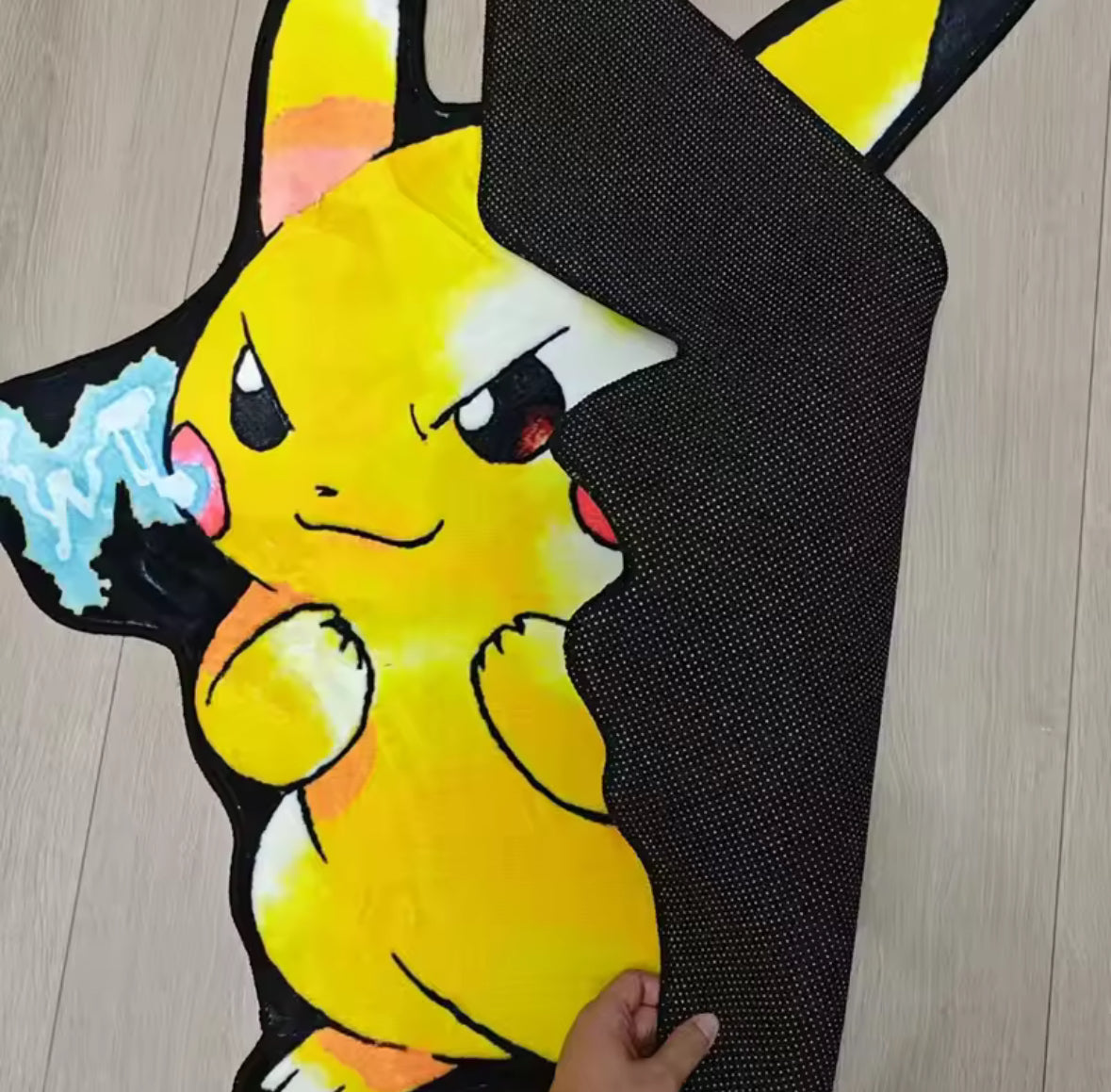 60cm Brand New Pokemon Anime Pikachu Non-Slip Rug Carpet Kid Gift