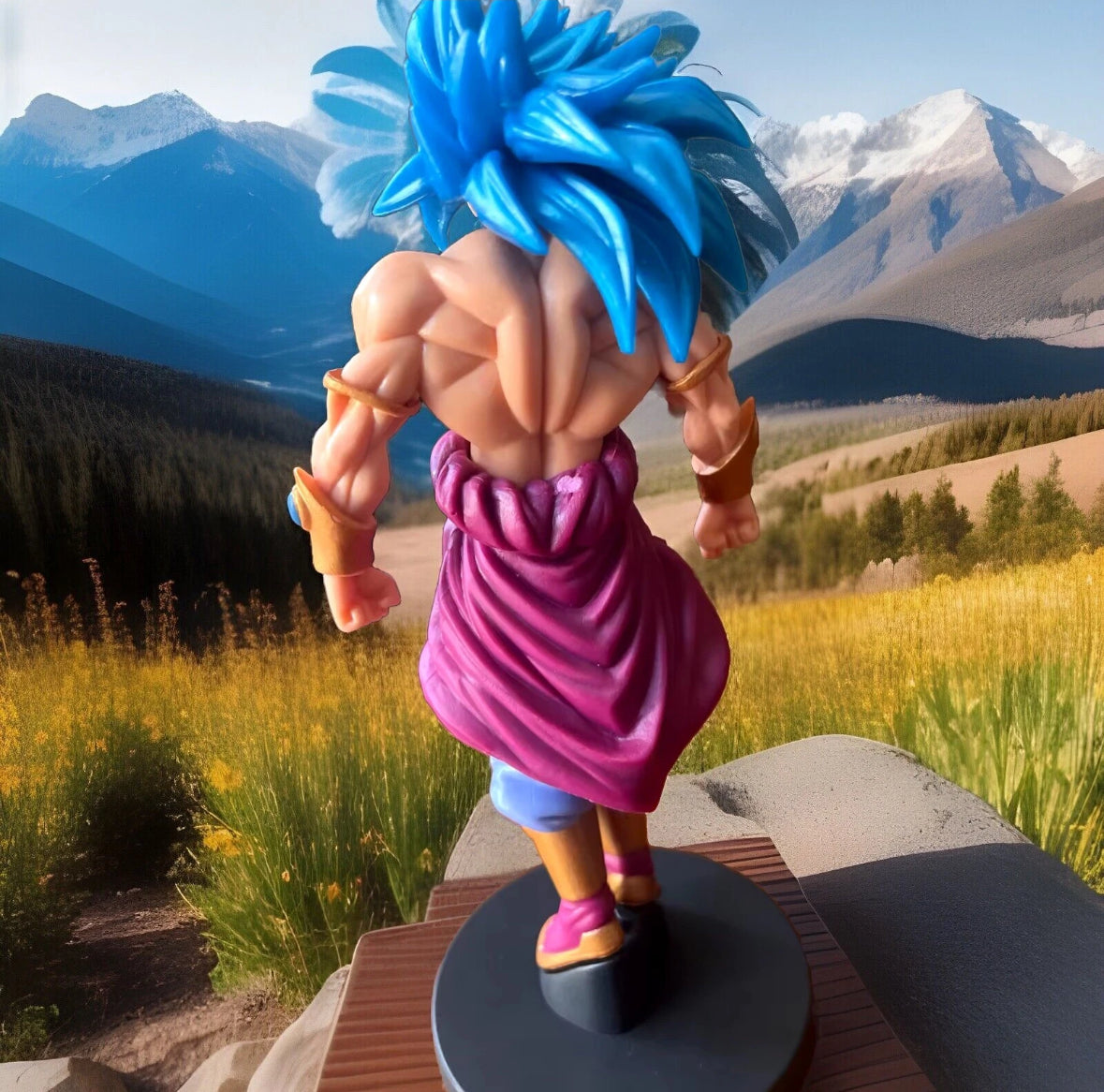 Dragon Ball Anime Figure Broli Super Figma Toys DBZ Figurine PVC Bandai NIB 8”