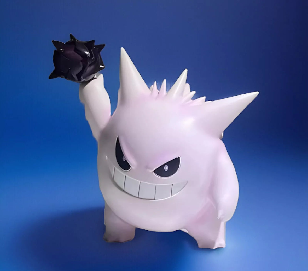 Vintage 3 Inch Pokemon Figure Gengar Shadow Ball Art Action Scene New