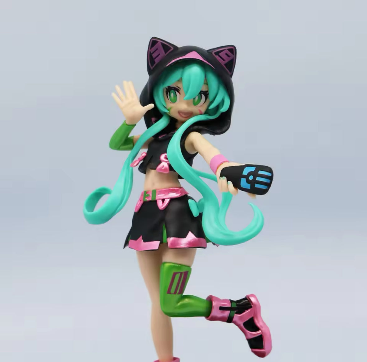 19CM Anime Hatsune Miku Figure Stage Performancer Dress up Model Kitty NIB