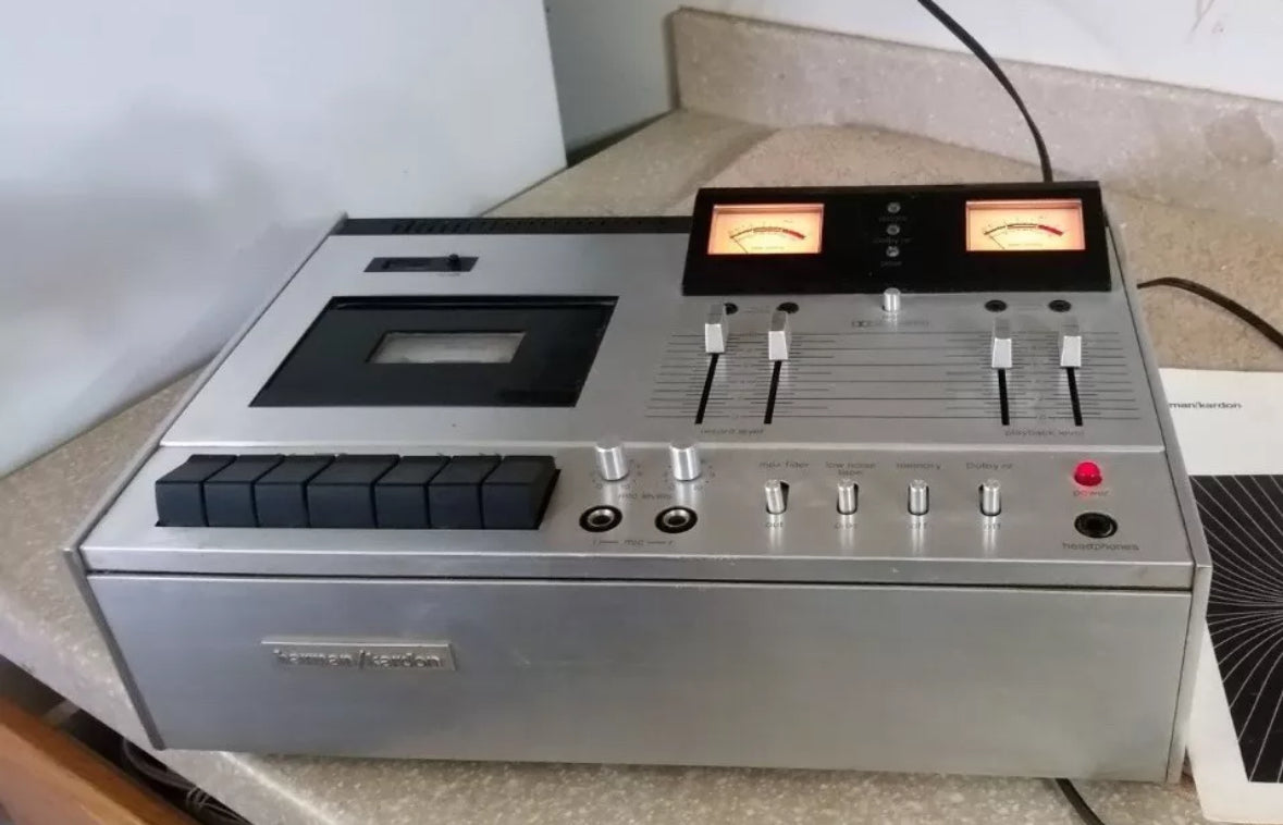 HARMAN KARDON HK2000 TAPE DECK Vintage Works Great! Recently Serviced Silver