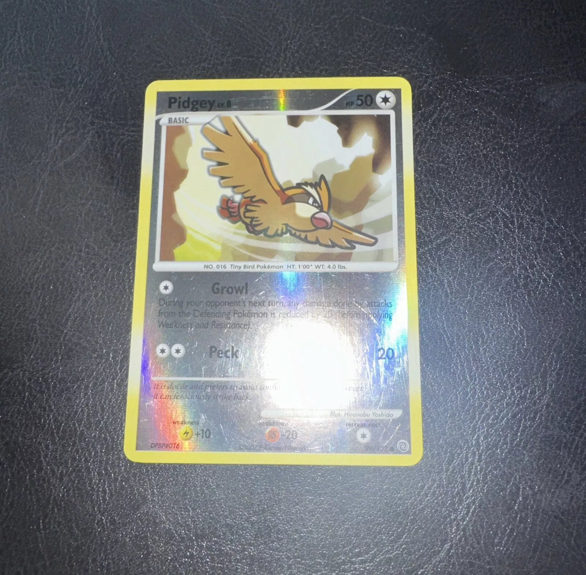 Pidgey 99/132 Diamond Pearl Secret Wonders Reverse Holo Pokemon Card LP/NM