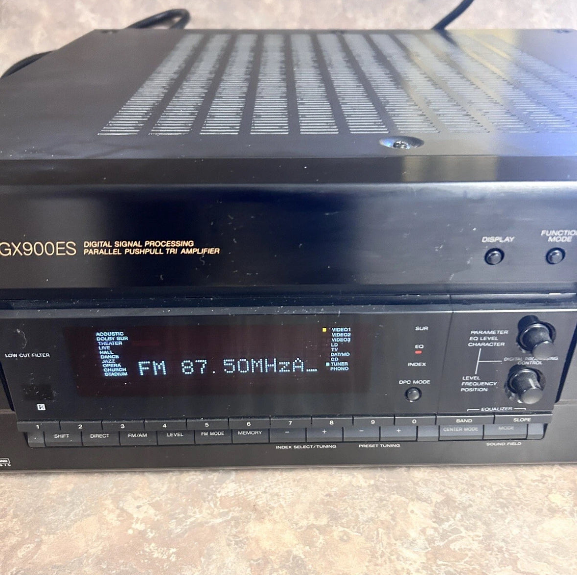 Sony STR-GX900ES 5.1 Stereo Receiver 100 WPC Beastly Surround Sound Works 👌