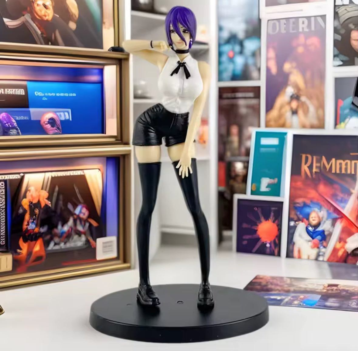 19cm Anime Chainsaw Man Reze Bomb demon Figure Bomb Pvc Action Model New