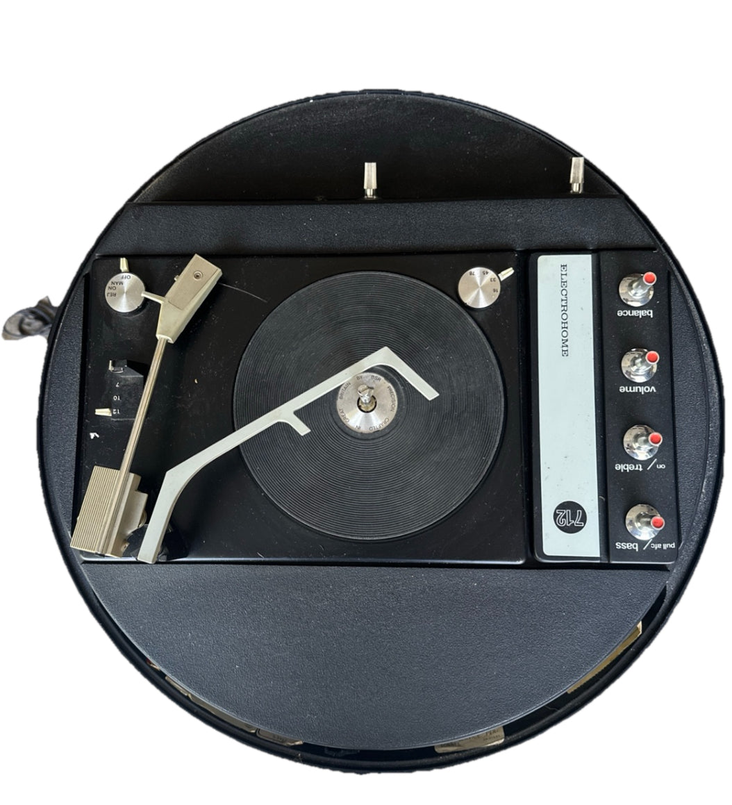 1970 electrohome 712 "saturn" record player and stereo With Speakers Very Rare🛸