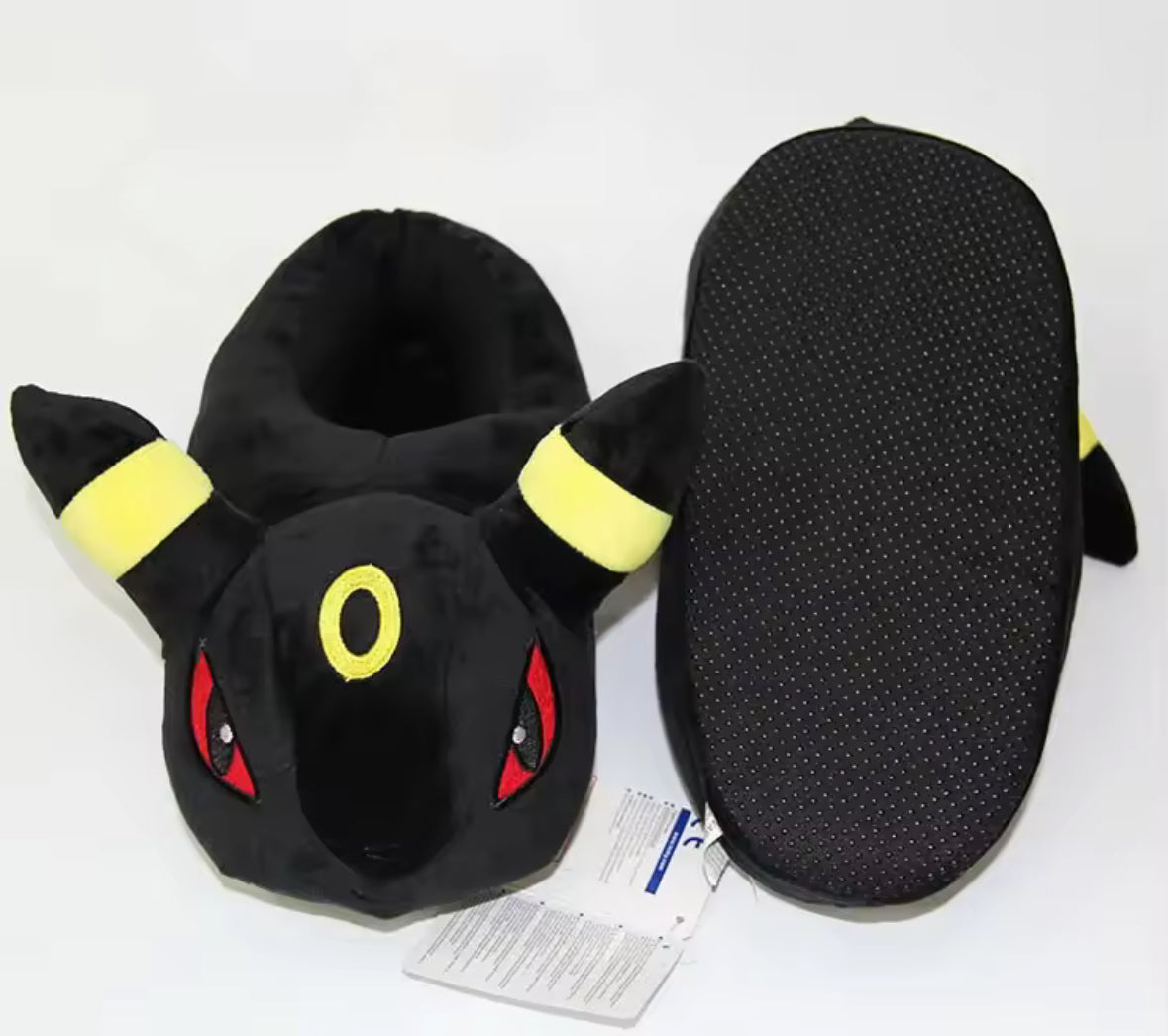 Pokemon Umbreon Slippers 28cm long One Size Stretchy Brand New Rare