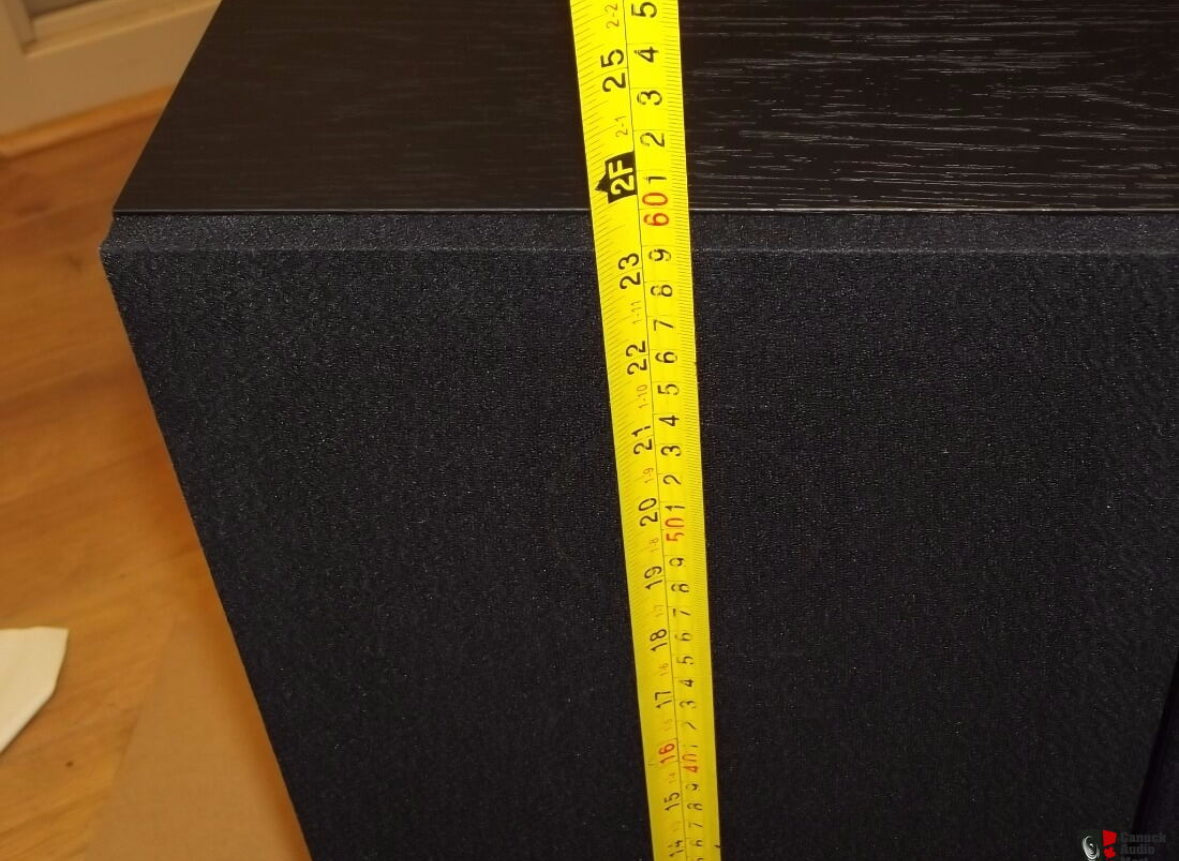 Techsonics LS 200 23” Tall Speakers 120 Watt 8 Ohm Very Rare Sound Great!