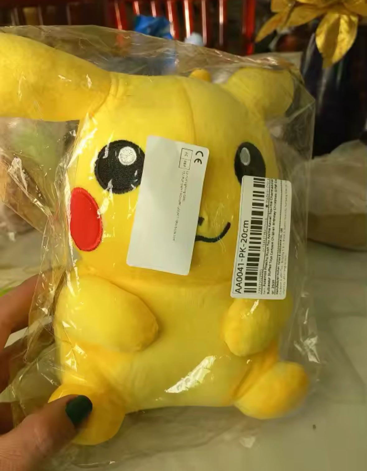 25cm Pokemon Pikachu Plush Stuffed Animal Doll Toy Anime Kawaii Brand New Gift