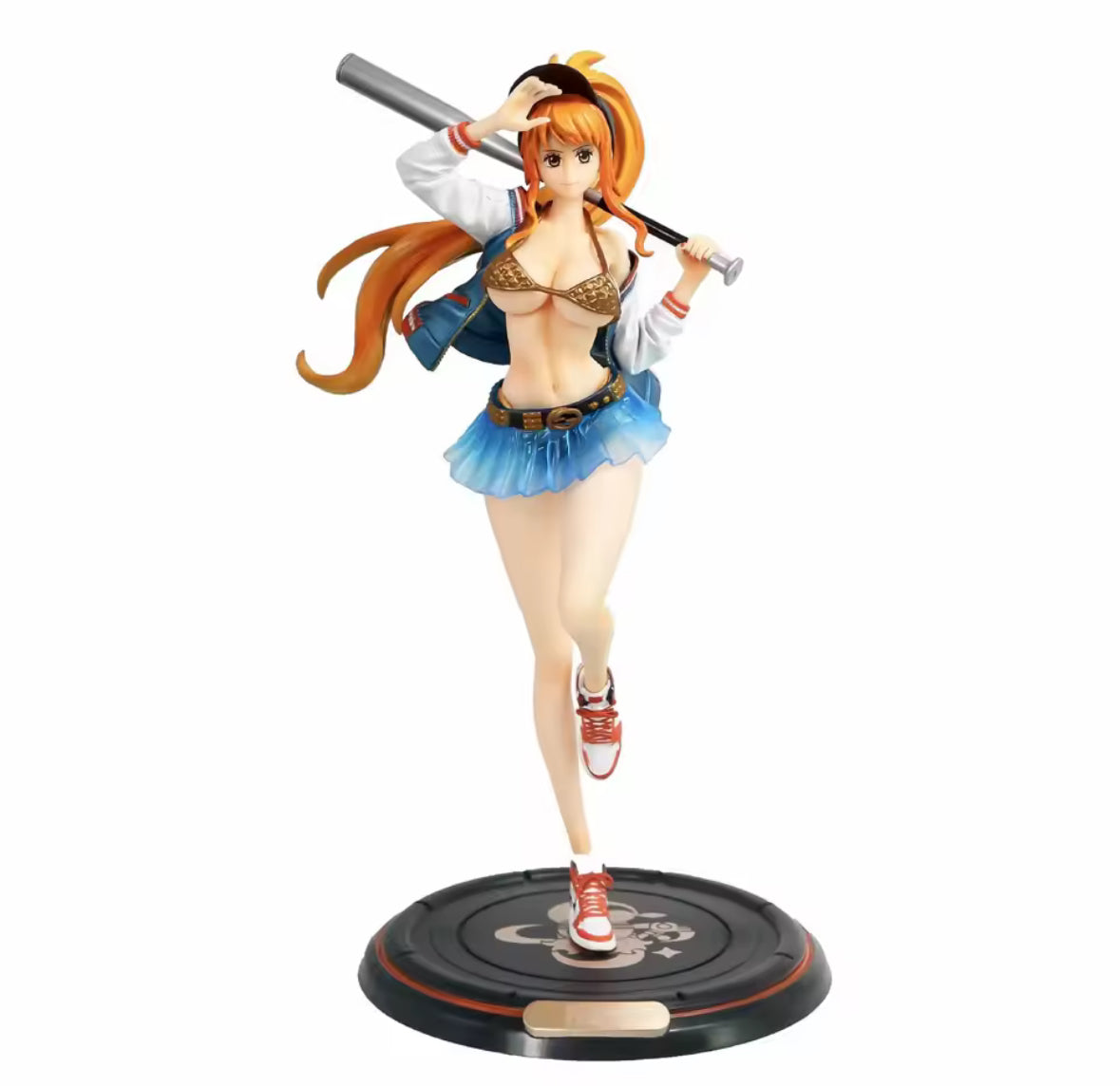 18cm One Piece Nami Anime Figure Thief Cat Nami Figurine Pvc Statue NEW